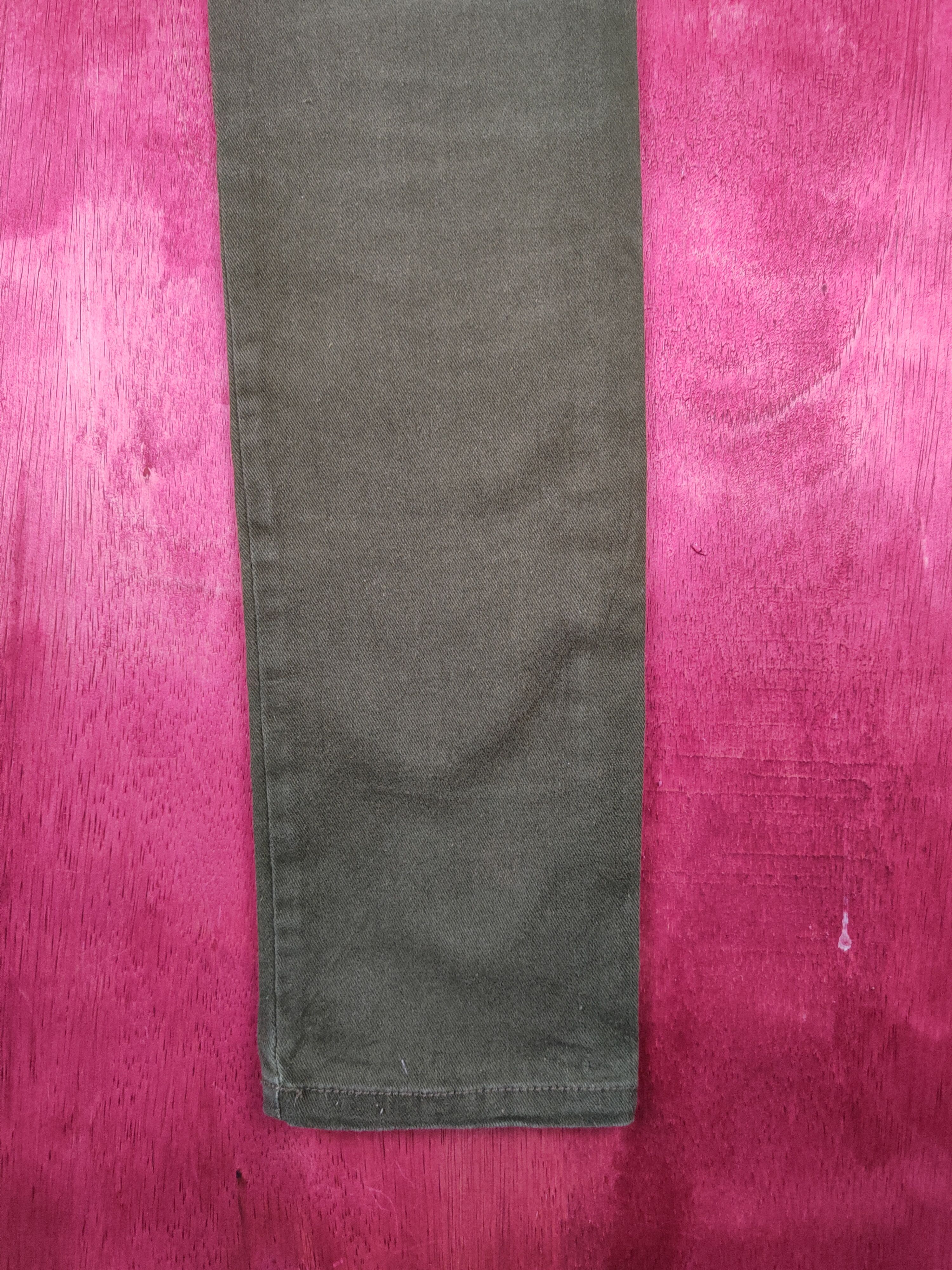 Japanese Brand Japan Green Multi Pocket Tactical Cargo Skinny Pants #253B Size 26" / US 2 / IT 38 - 11 Thumbnail