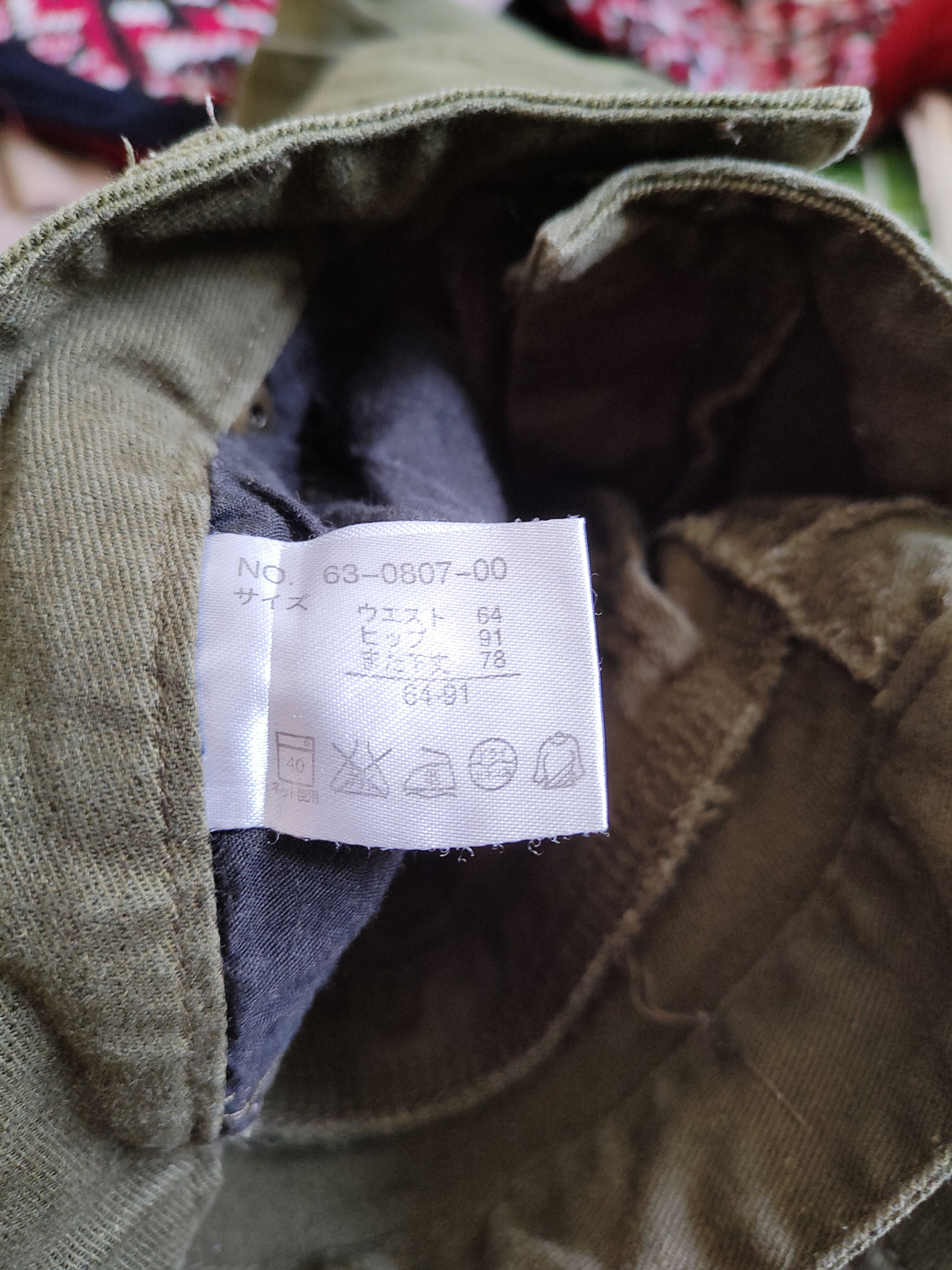 Japanese Brand Japan Green Multi Pocket Tactical Cargo Skinny Pants #253B Size 26" / US 2 / IT 38 - 13 Thumbnail