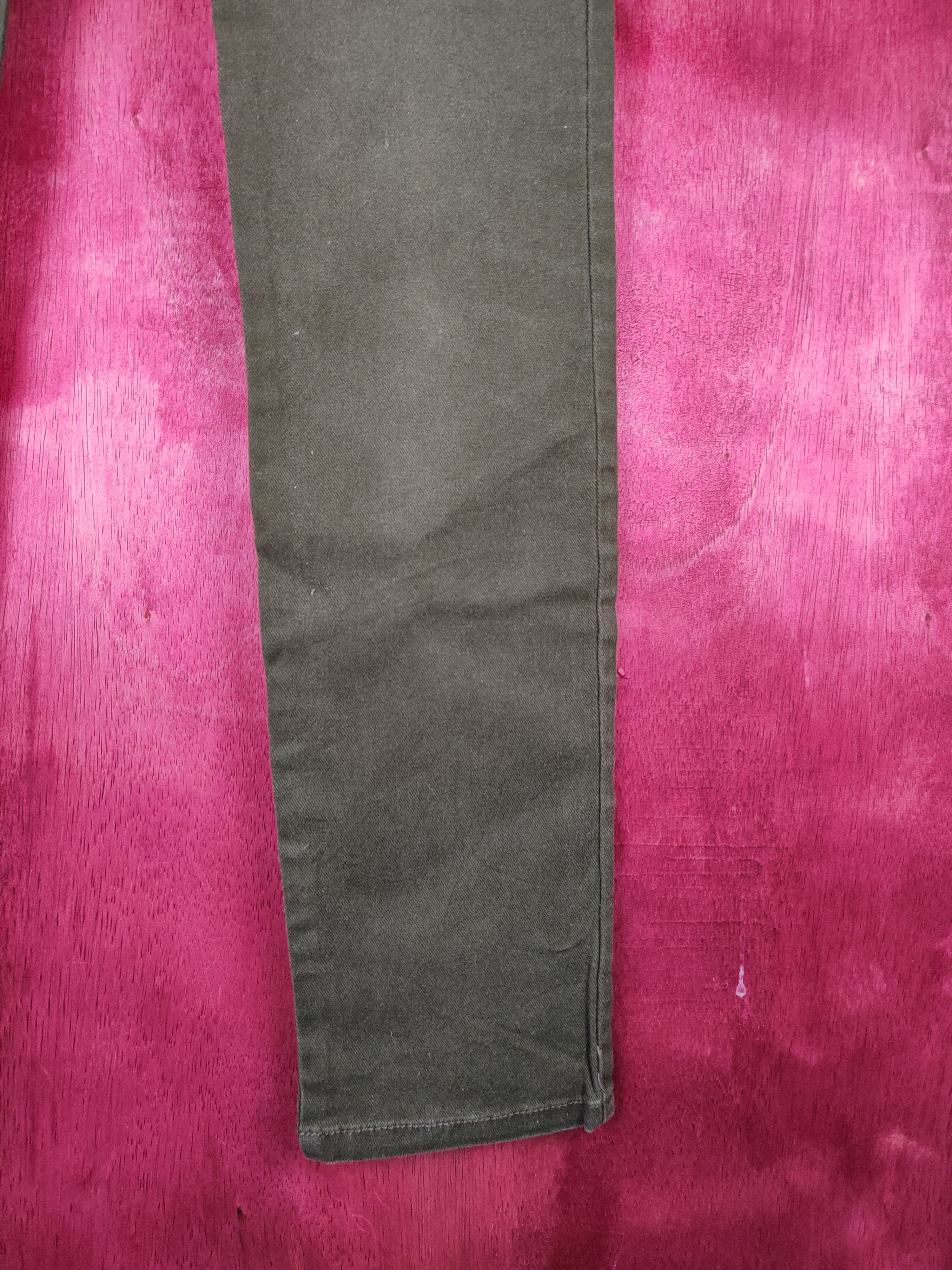 Japanese Brand Japan Green Multi Pocket Tactical Cargo Skinny Pants #253B Size 26" / US 2 / IT 38 - 6 Thumbnail