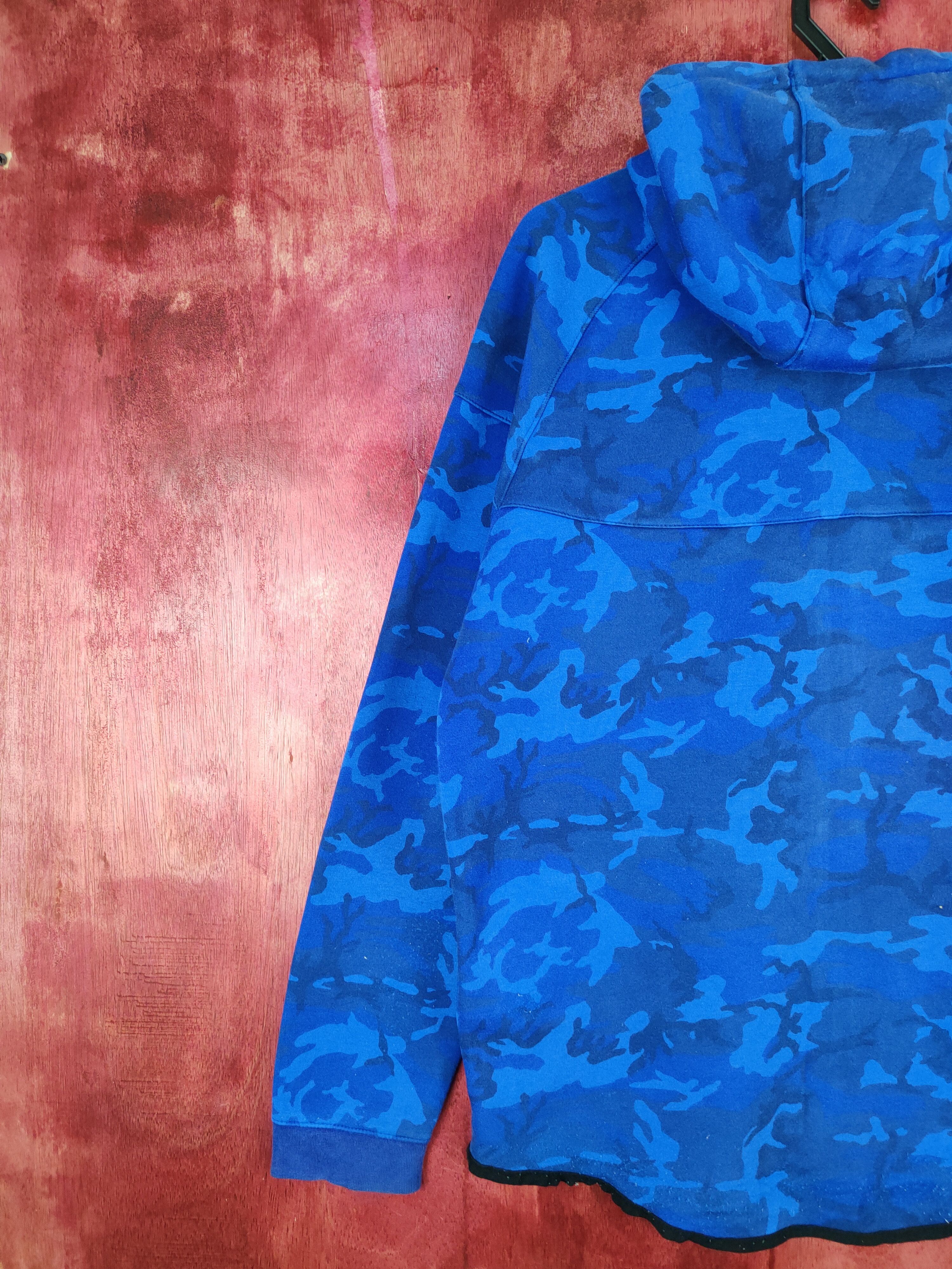Nike Nike Blue Military Hoodie Sweater #298B Size US L / EU 52-54 / 3 - 10 Thumbnail