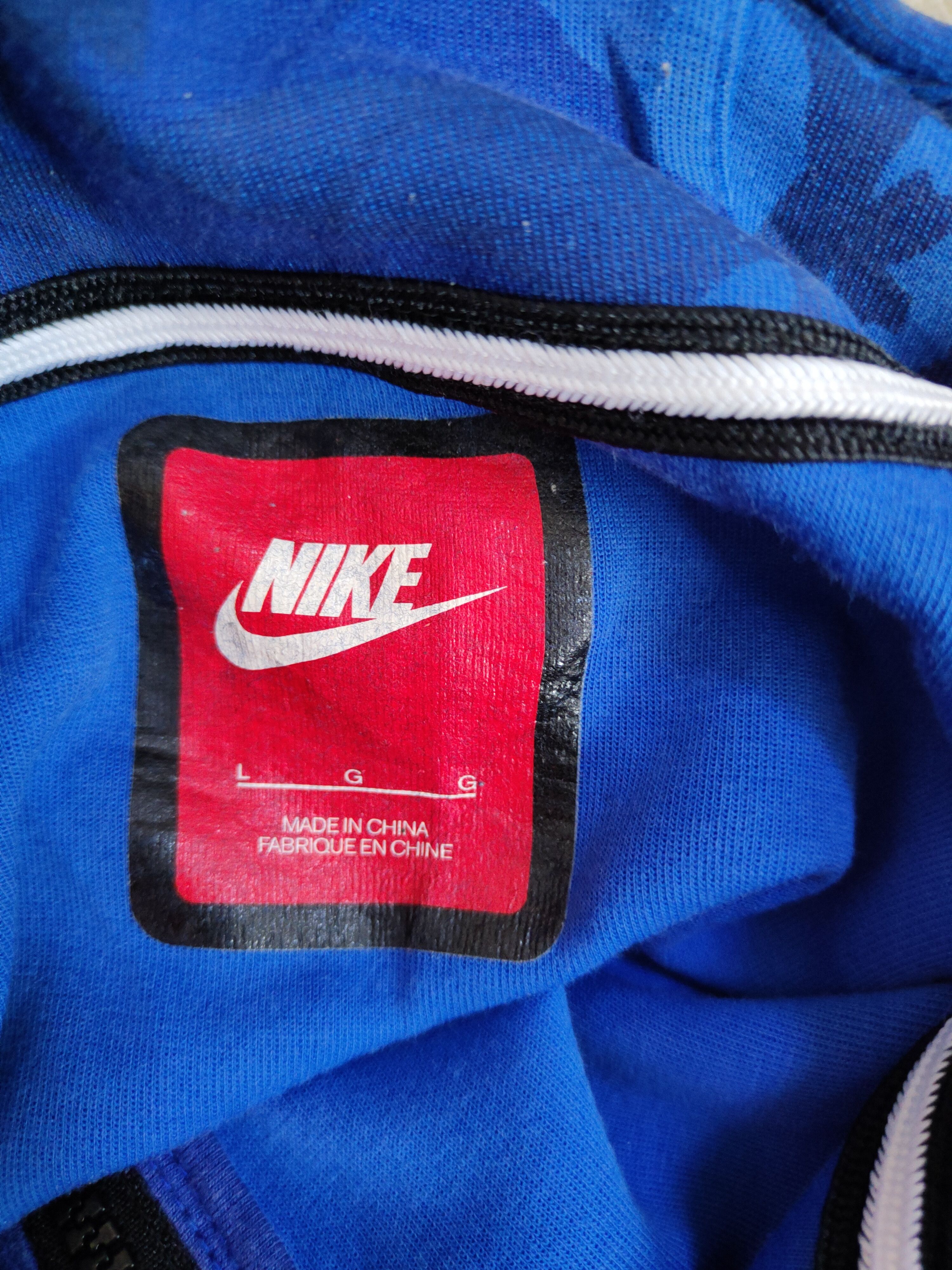 Nike Nike Blue Military Hoodie Sweater #298B Size US L / EU 52-54 / 3 - 14 Thumbnail