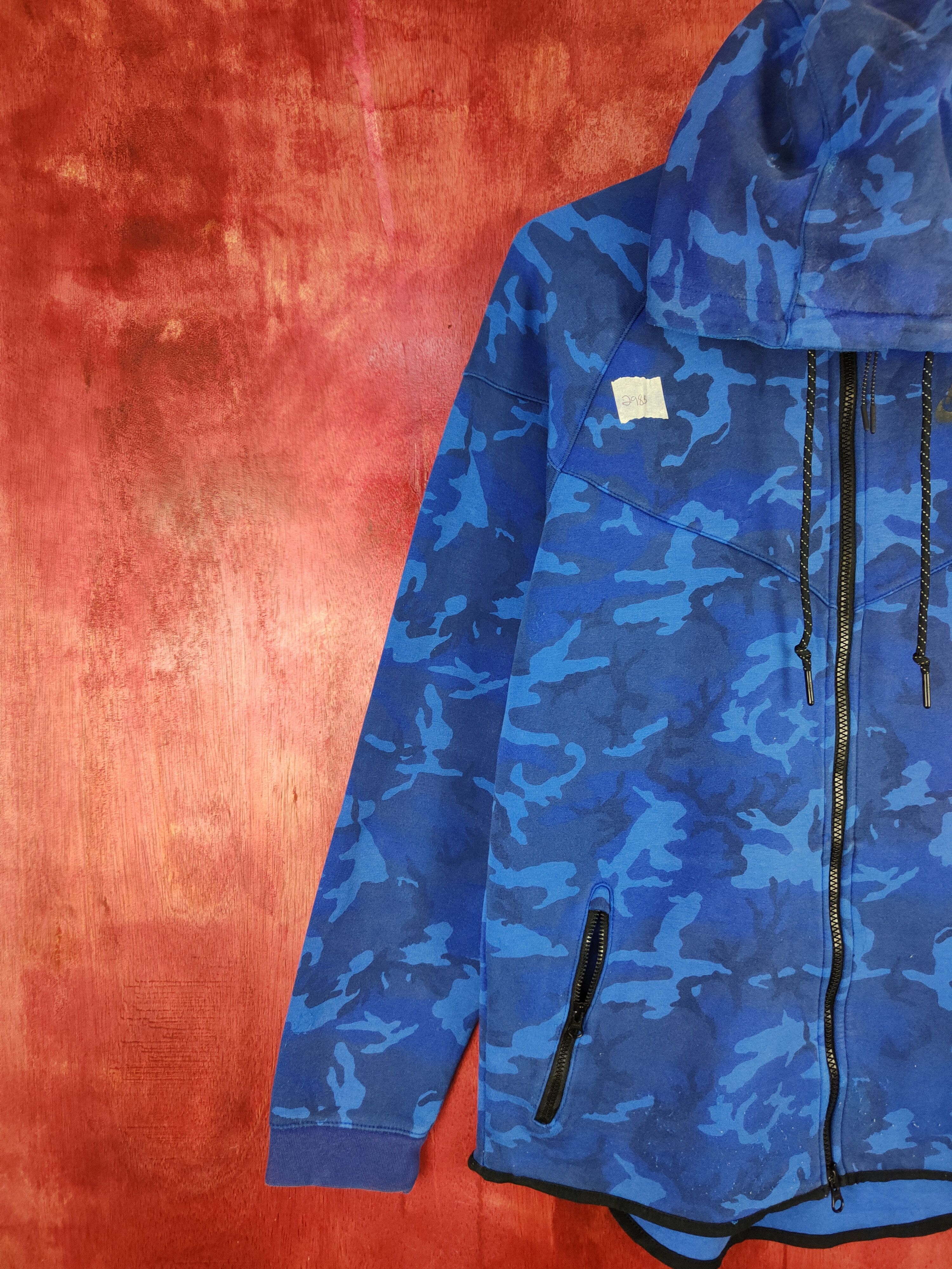 Nike Nike Blue Military Hoodie Sweater #298B Size US L / EU 52-54 / 3 - 4 Thumbnail