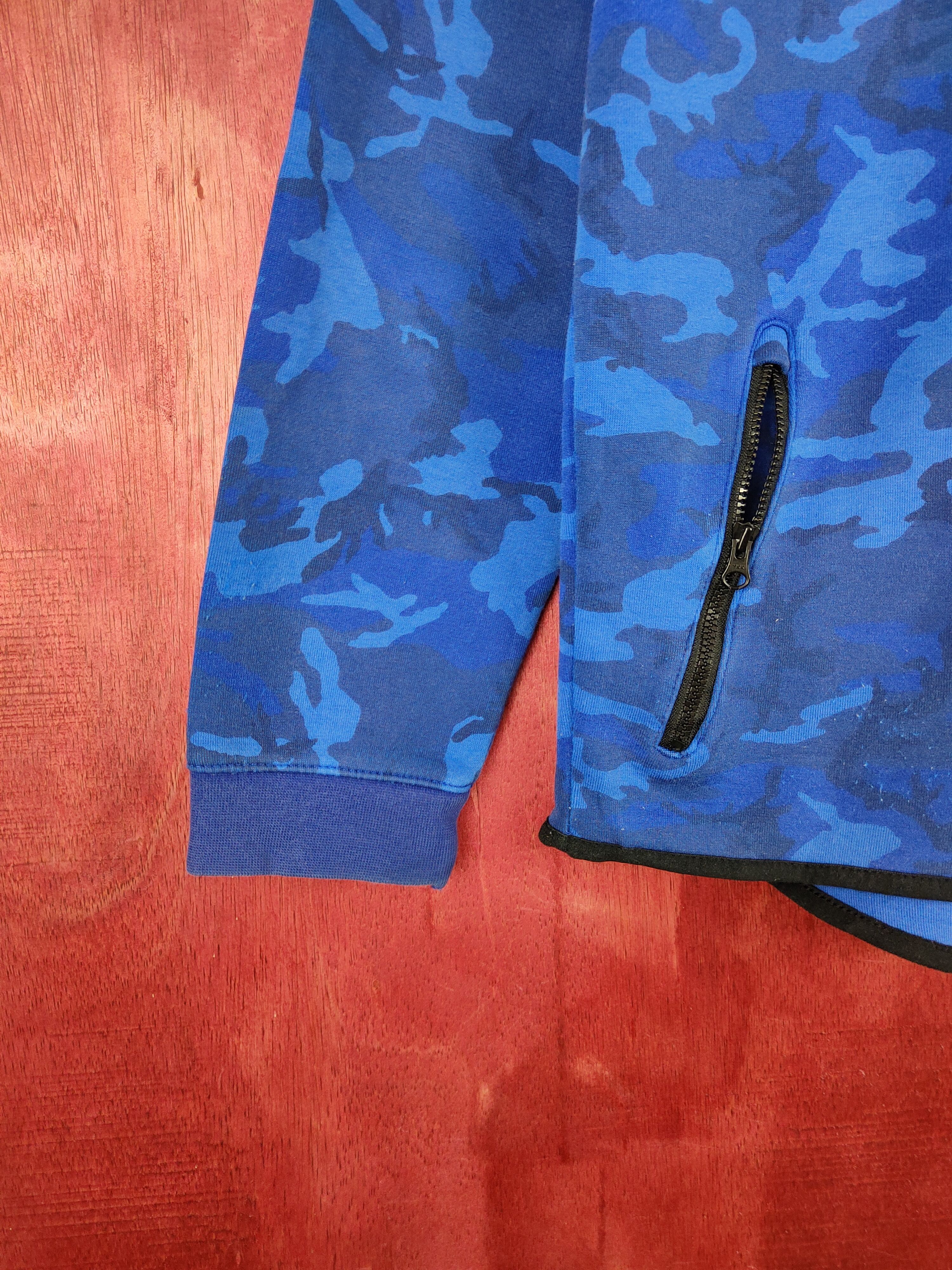 Nike Nike Blue Military Hoodie Sweater #298B Size US L / EU 52-54 / 3 - 5 Thumbnail