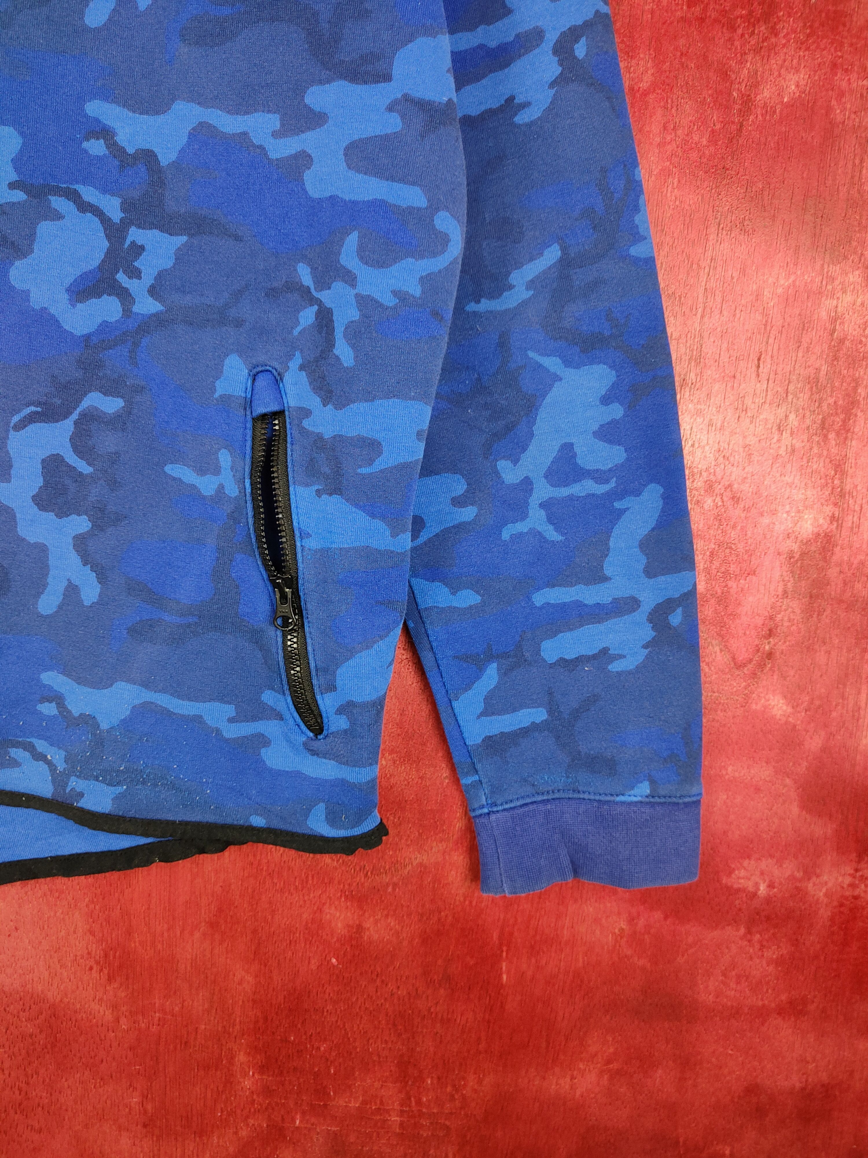 Nike Nike Blue Military Hoodie Sweater #298B Size US L / EU 52-54 / 3 - 7 Thumbnail