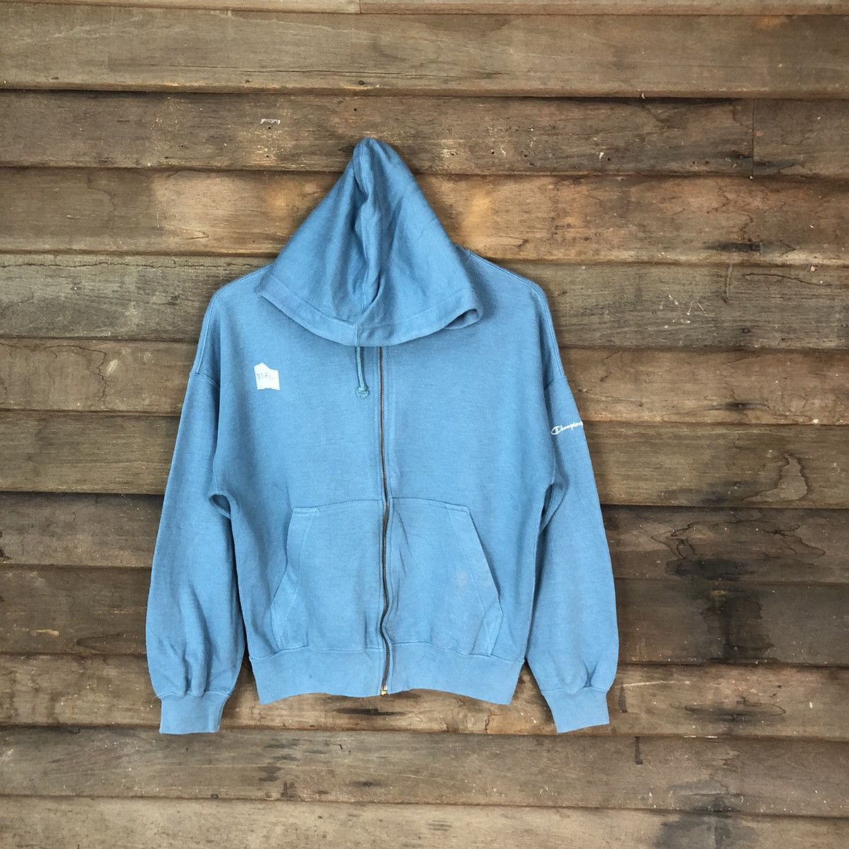 Champion vintage jaspo Blue Hoodie #357B