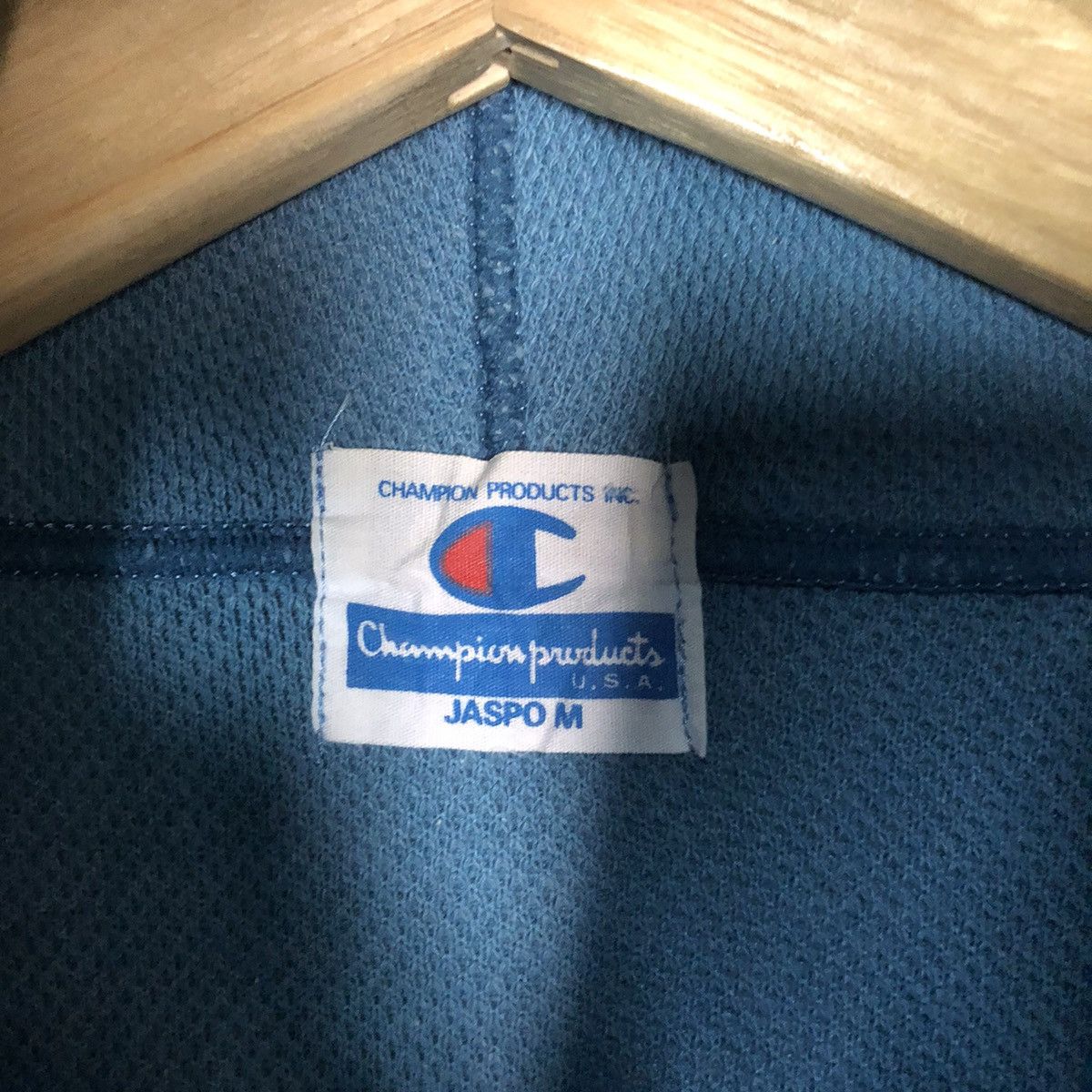 Champion Champion vintage jaspo Blue Hoodie #357B Size US M / EU 48-50 / 2 - 7 Thumbnail