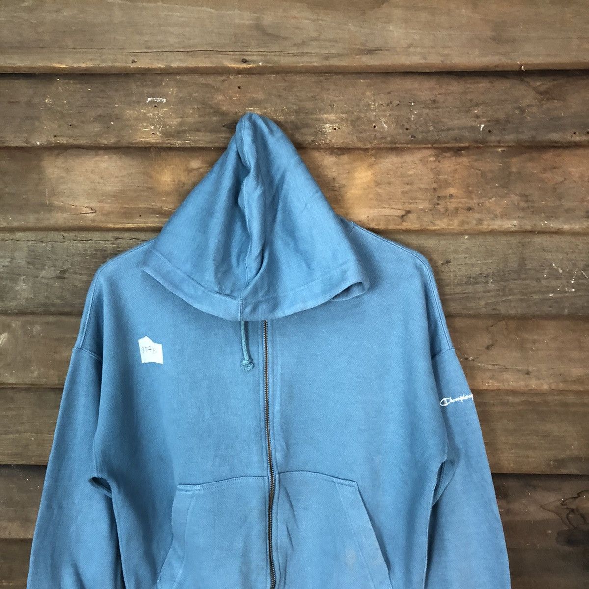 Champion Champion vintage jaspo Blue Hoodie #357B Size US M / EU 48-50 / 2 - 2 Thumbnail
