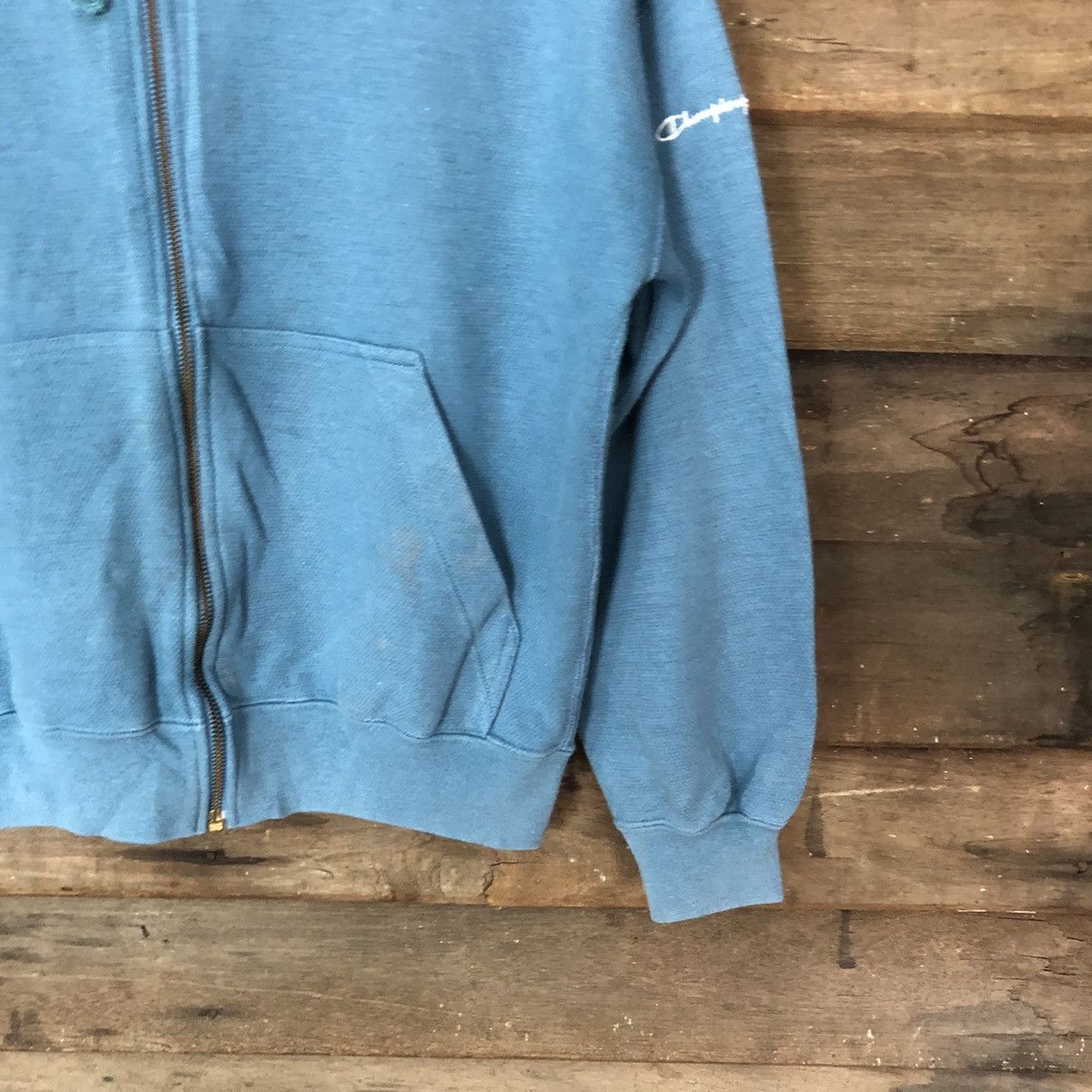 Champion Champion vintage jaspo Blue Hoodie #357B Size US M / EU 48-50 / 2 - 4 Thumbnail