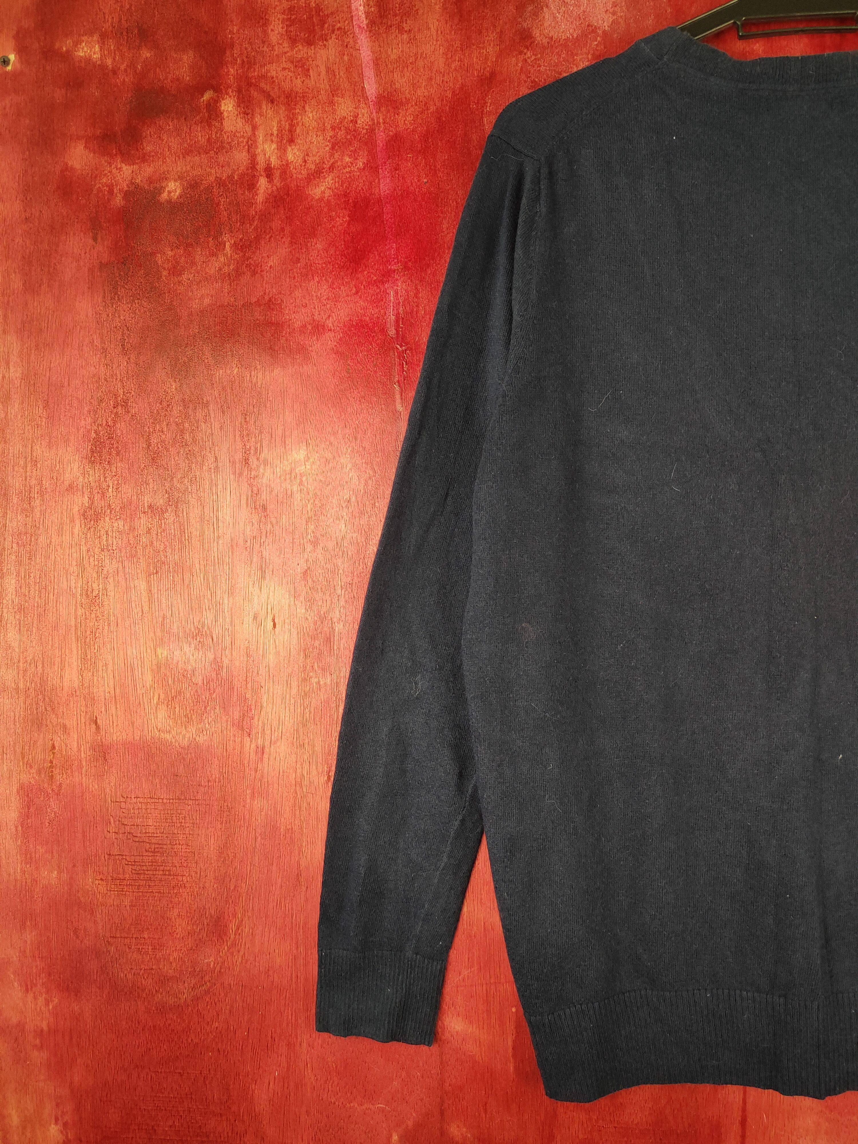 Gap GAP Dark Blue Knitwear Cardigan #427B Size L / US 10 / IT 46 - 8 Thumbnail