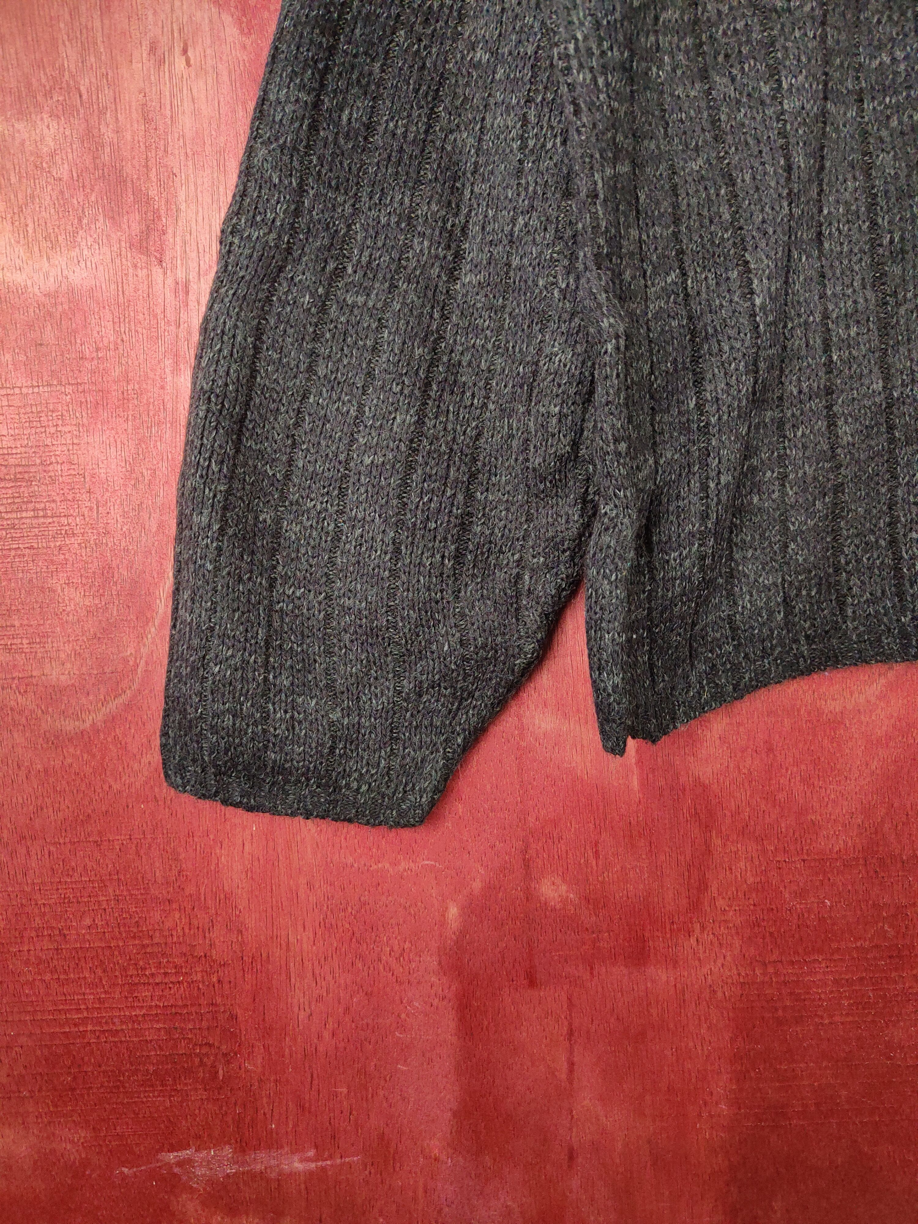 Vintage New Era Black Knitwear sweatshirt #428B Size US L / EU 52-54 / 3 - 4 Thumbnail