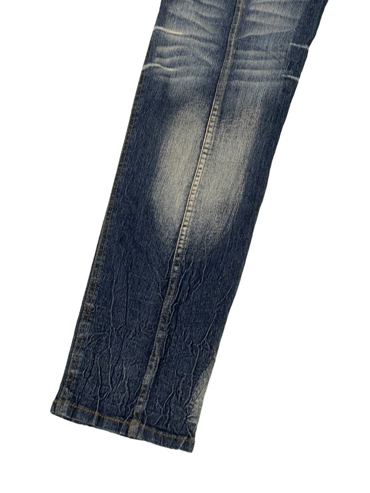 Japanese Brand Slim Jeans Hideaways Nicole Acid Wash Clawmarks Tapered 19🟦 Size US 31 - 14 Thumbnail