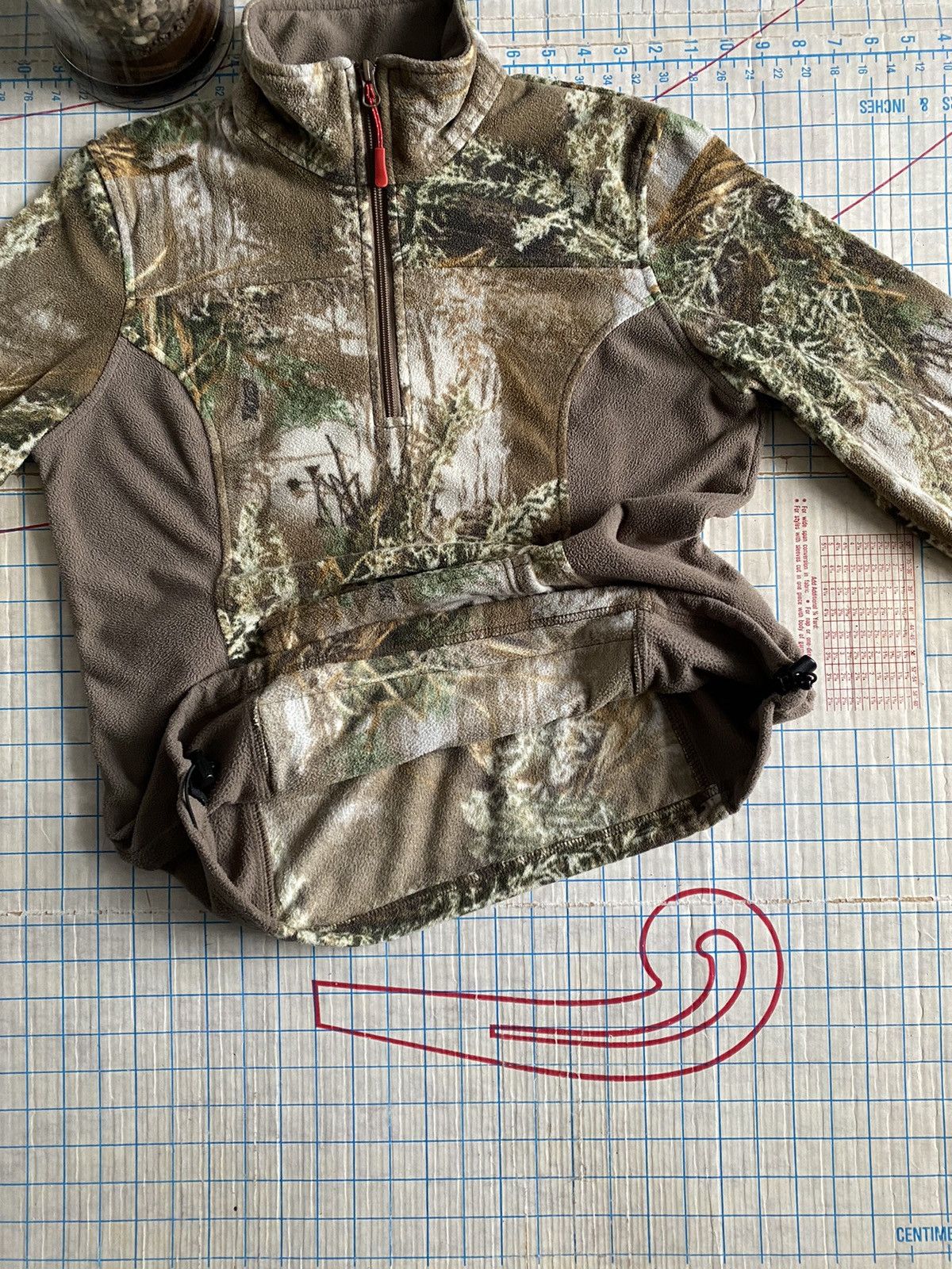 Vintage All Game Outfitters Camo 1/4 Zip Fleece Womens Medium Size M / US 6-8 / IT 42-44 - 9 Thumbnail