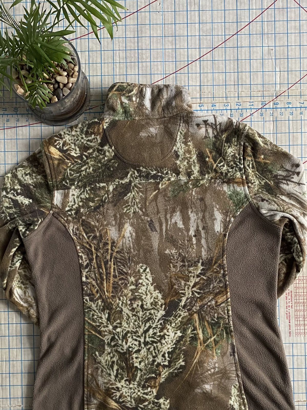 Vintage All Game Outfitters Camo 1/4 Zip Fleece Womens Medium Size M / US 6-8 / IT 42-44 - 11 Thumbnail