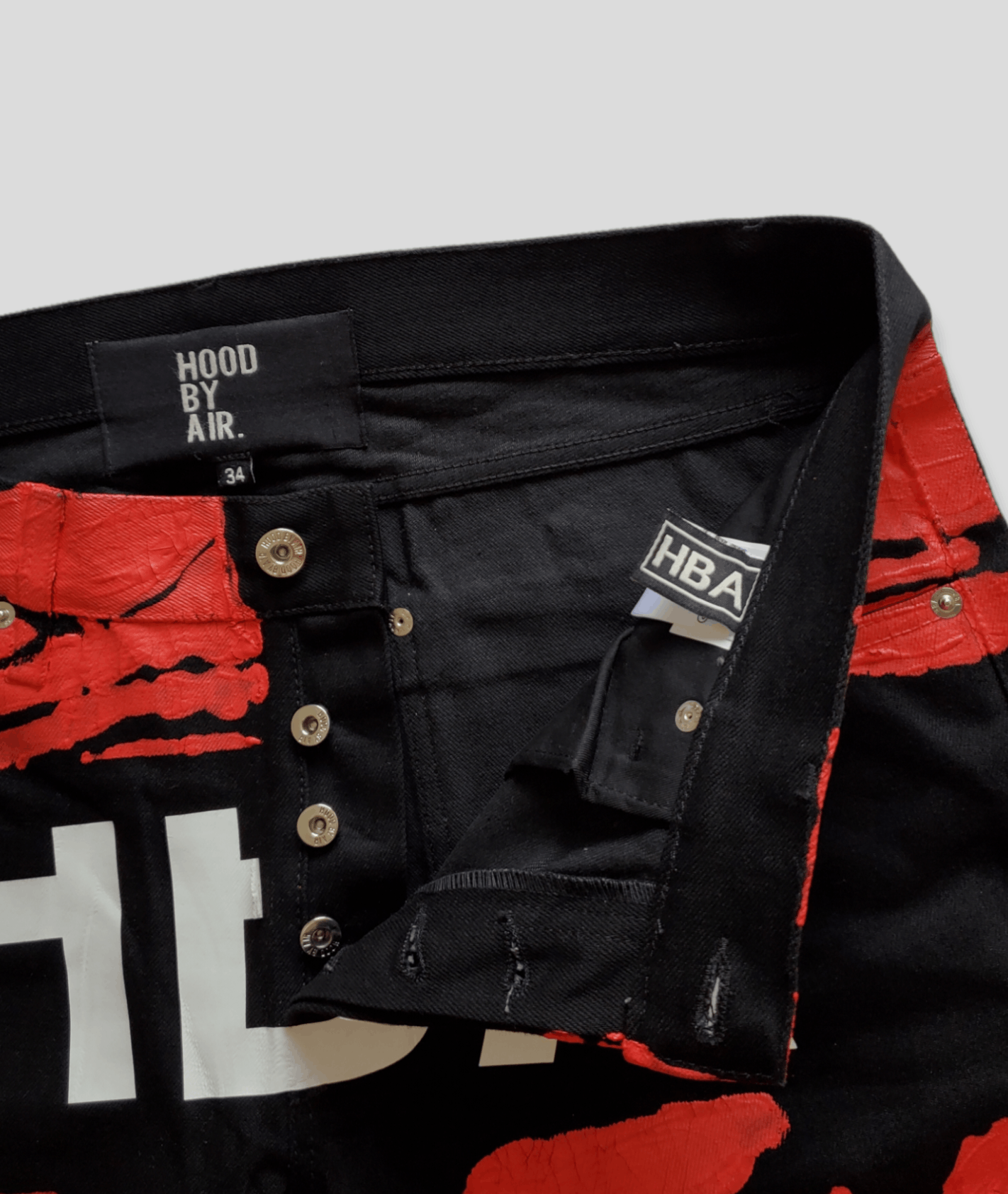 Hood By Air RARE $1,250 HBA SS/16 "Splatter" Jeans Size US 36 / EU 52 - 6 Thumbnail