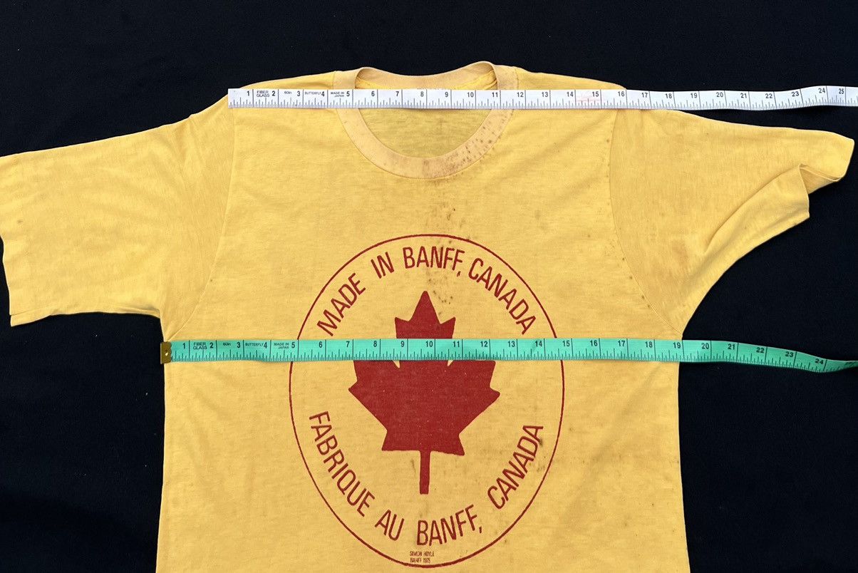 Vintage Trashed Vintage 1975 Simon Hoyle Made in Banff, Canada tees Size US M / EU 48-50 / 2 - 2 Thumbnail