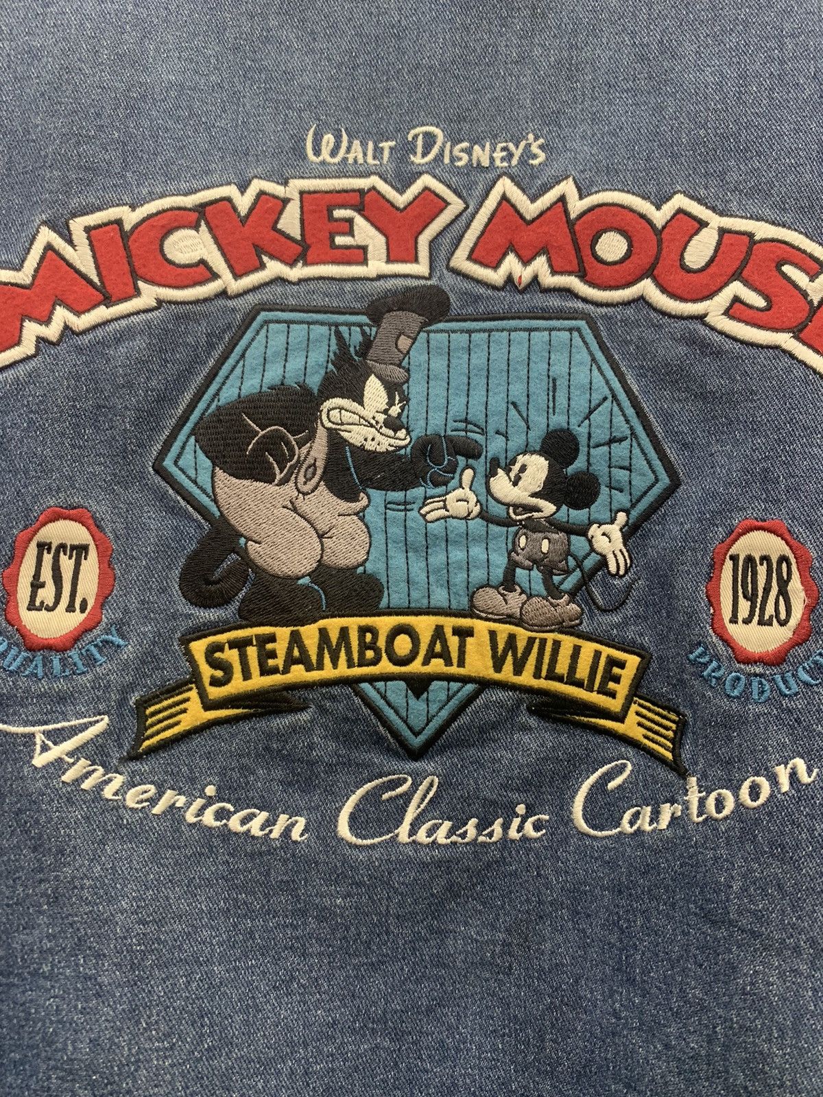 Mickey Mouse 03 Vintage Varsity Jacket Size US XL / EU 56 / 4 - 3 Thumbnail