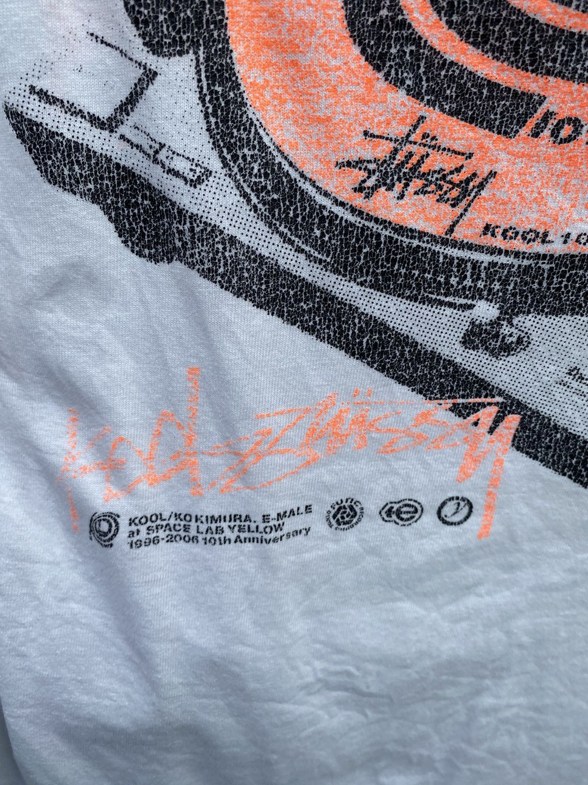 Stussy × Vintage Distressed Stussy Kool Kokimura 10th Anniversary Tees Size US M / EU 48-50 / 2 - 5 Thumbnail