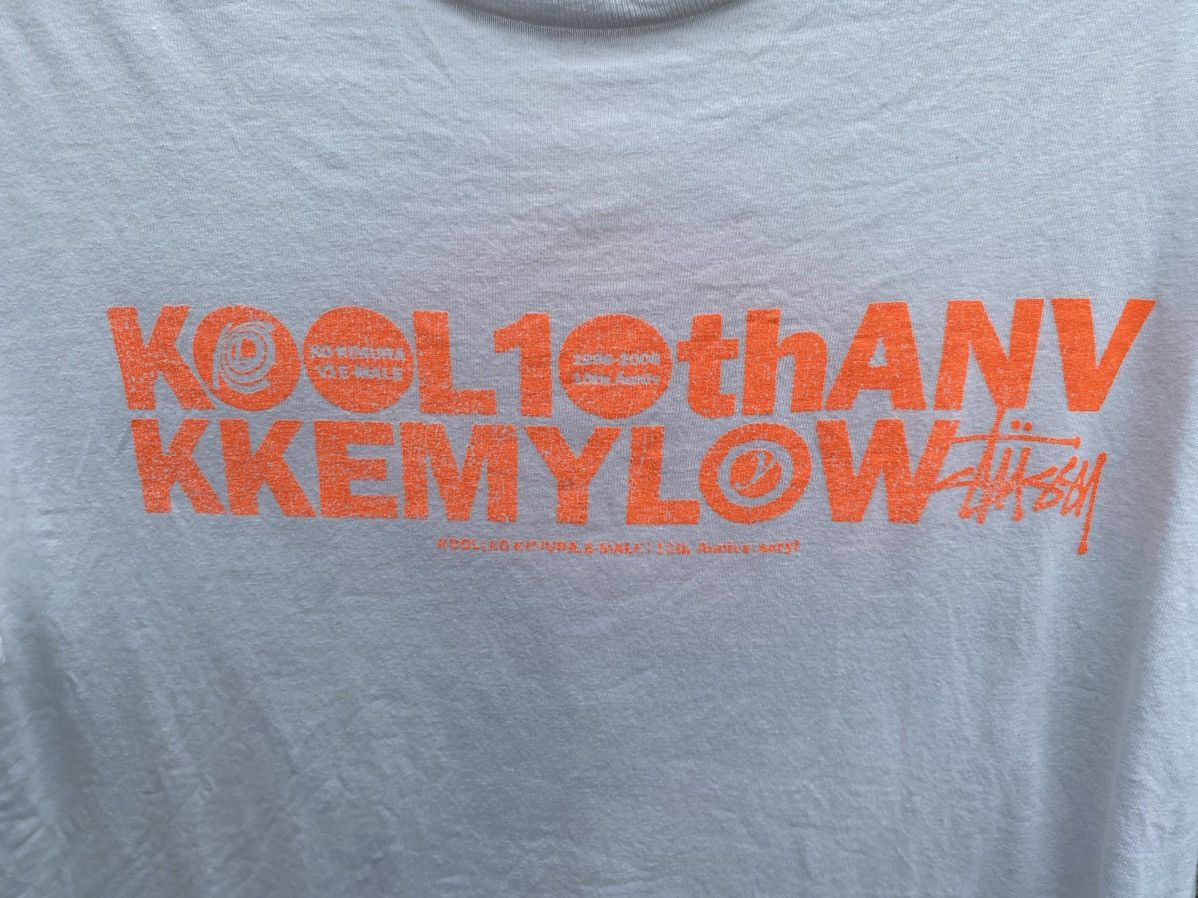 Stussy × Vintage Distressed Stussy Kool Kokimura 10th Anniversary Tees Size US M / EU 48-50 / 2 - 4 Thumbnail