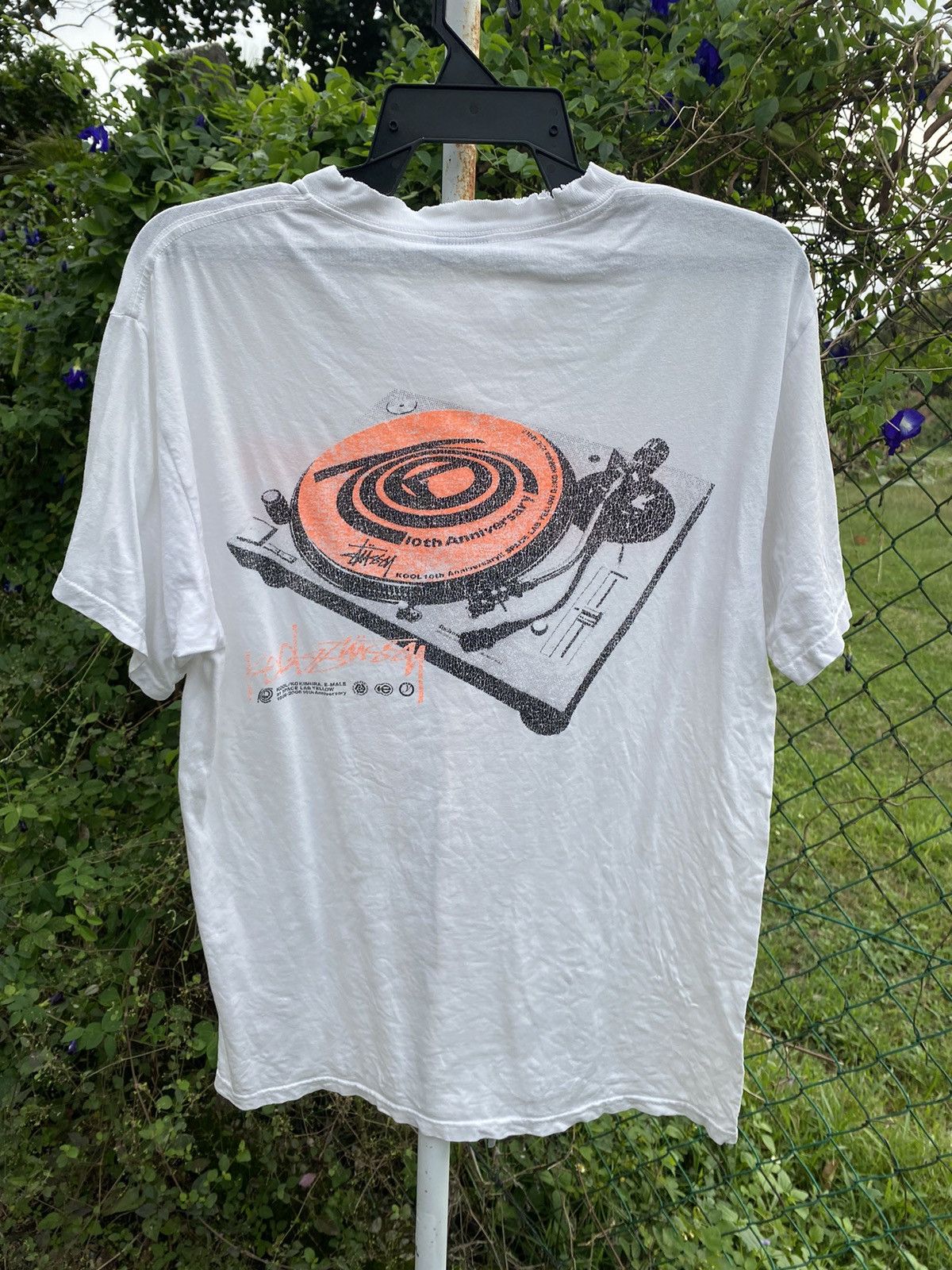Stussy × Vintage Distressed Stussy Kool Kokimura 10th Anniversary Tees Size US M / EU 48-50 / 2 - 1 Thumbnail