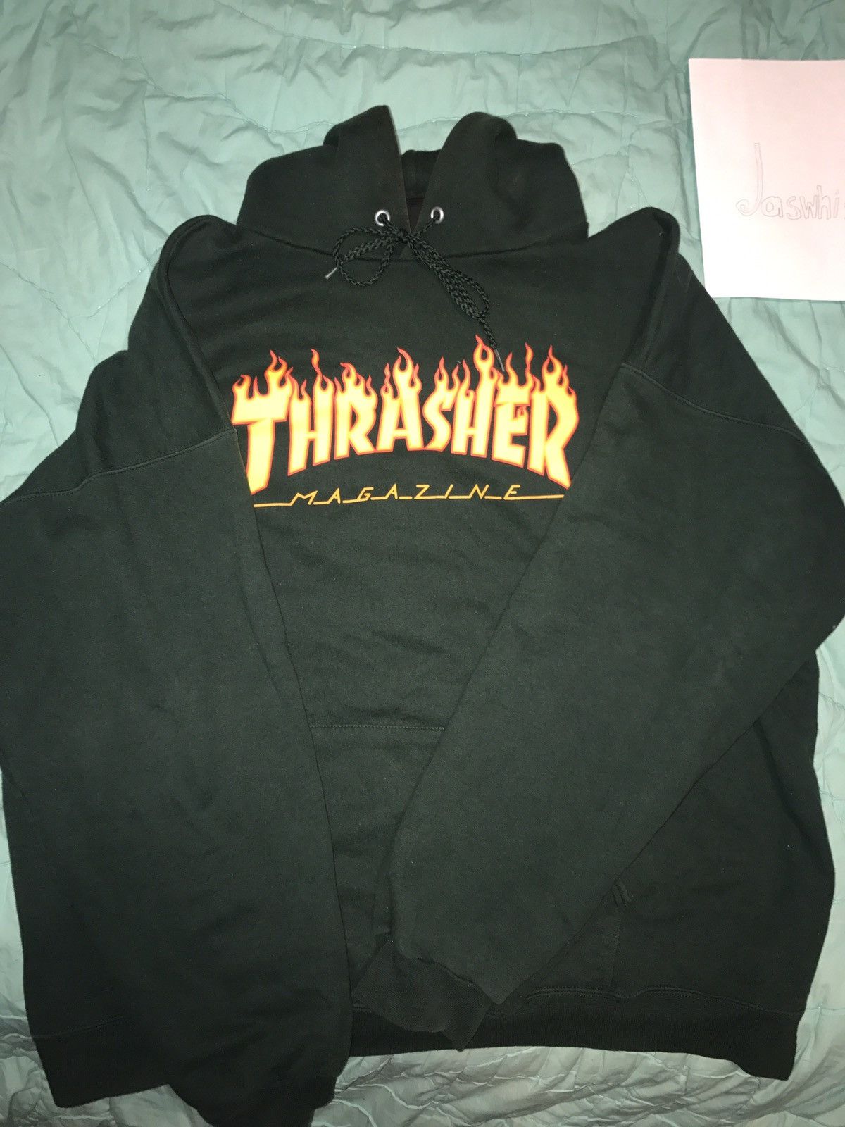 Thrasher Thrasher green flame hoodie Size US XL / EU 56 / 4 - 2 Preview