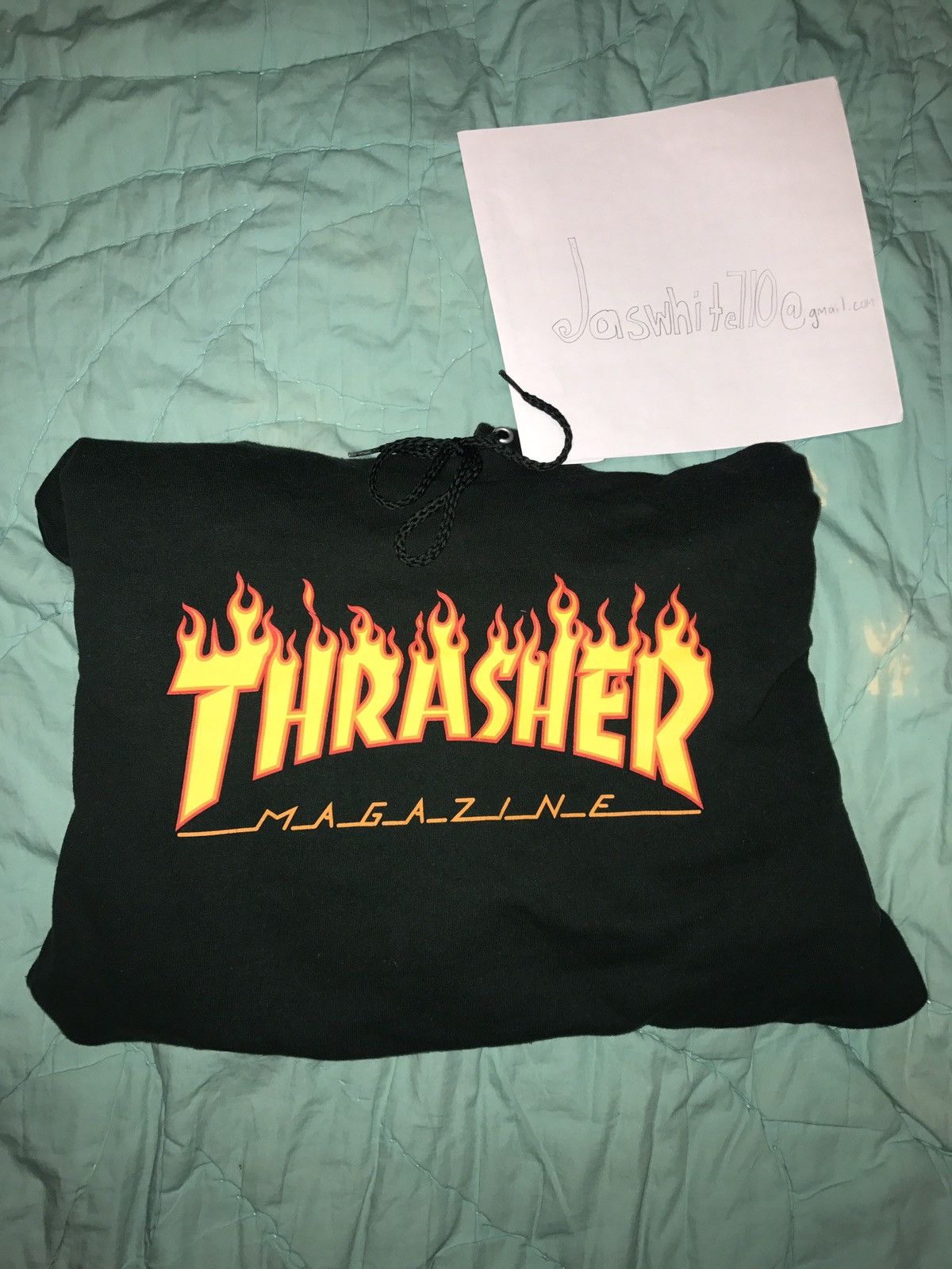 Thrasher Thrasher green flame hoodie Size US XL / EU 56 / 4 - 1 Preview