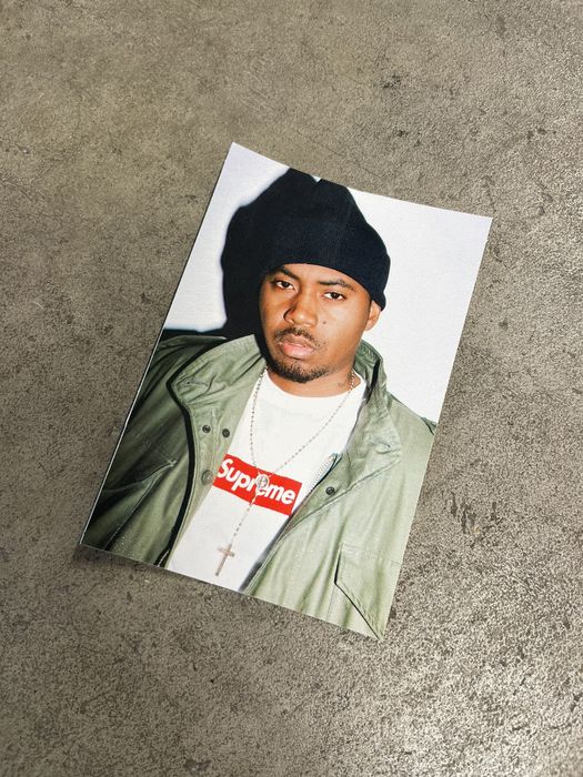 Supreme nas outlet sticker