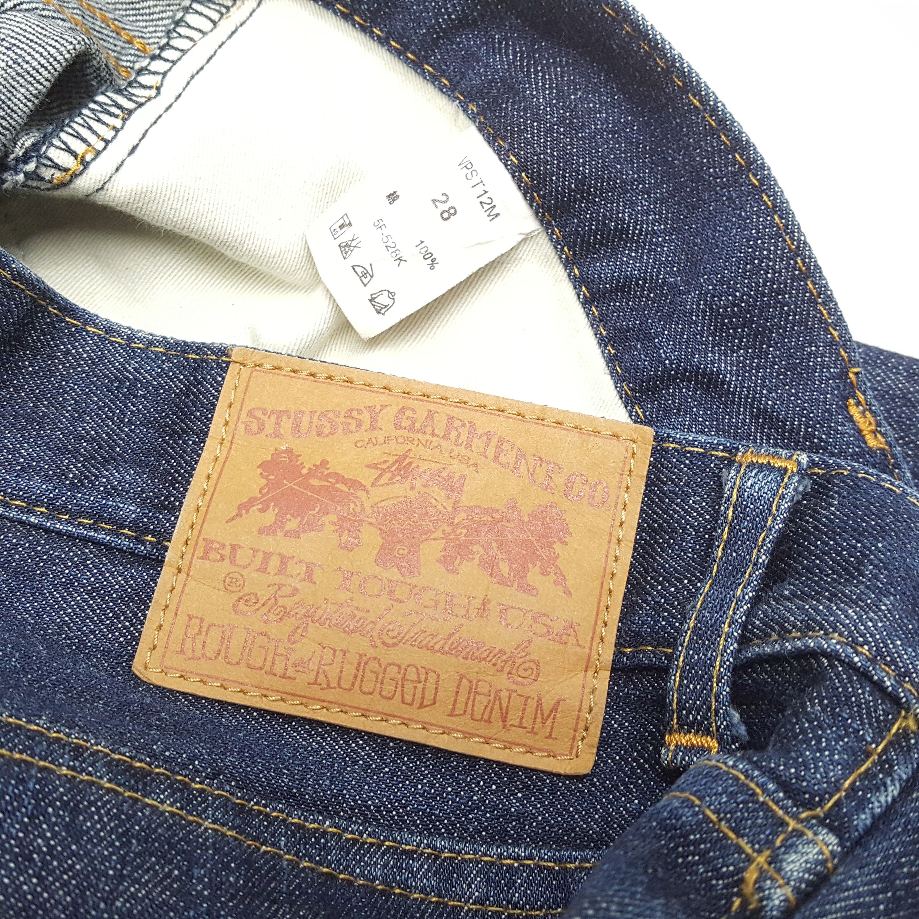 Stussy × Vintage STUSSY Streetwear Skateboard Custom Logo Style Jeans Size US 31 - 14 Thumbnail