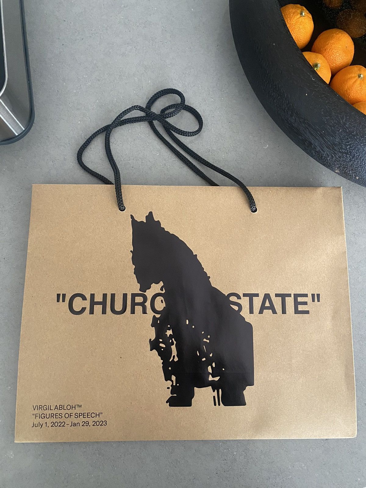 Virgil Abloh Virgil Abloh x Brooklyn Musuem “Figures of Speech” Gift Bag Size ONE SIZE - 1 Thumbnail