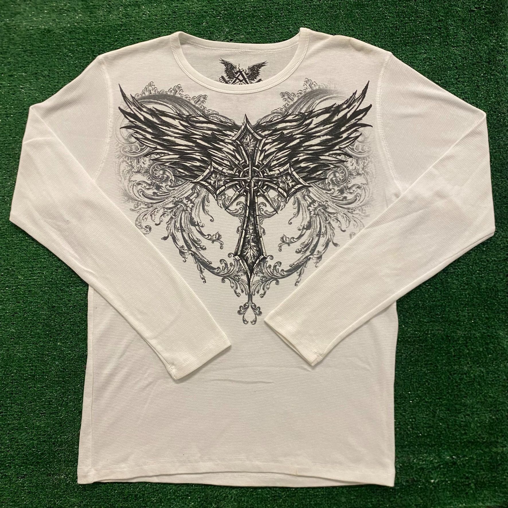 WARGOD Cross Graphic Tee — Military-Inspired Logo Short Sleeve Shirt