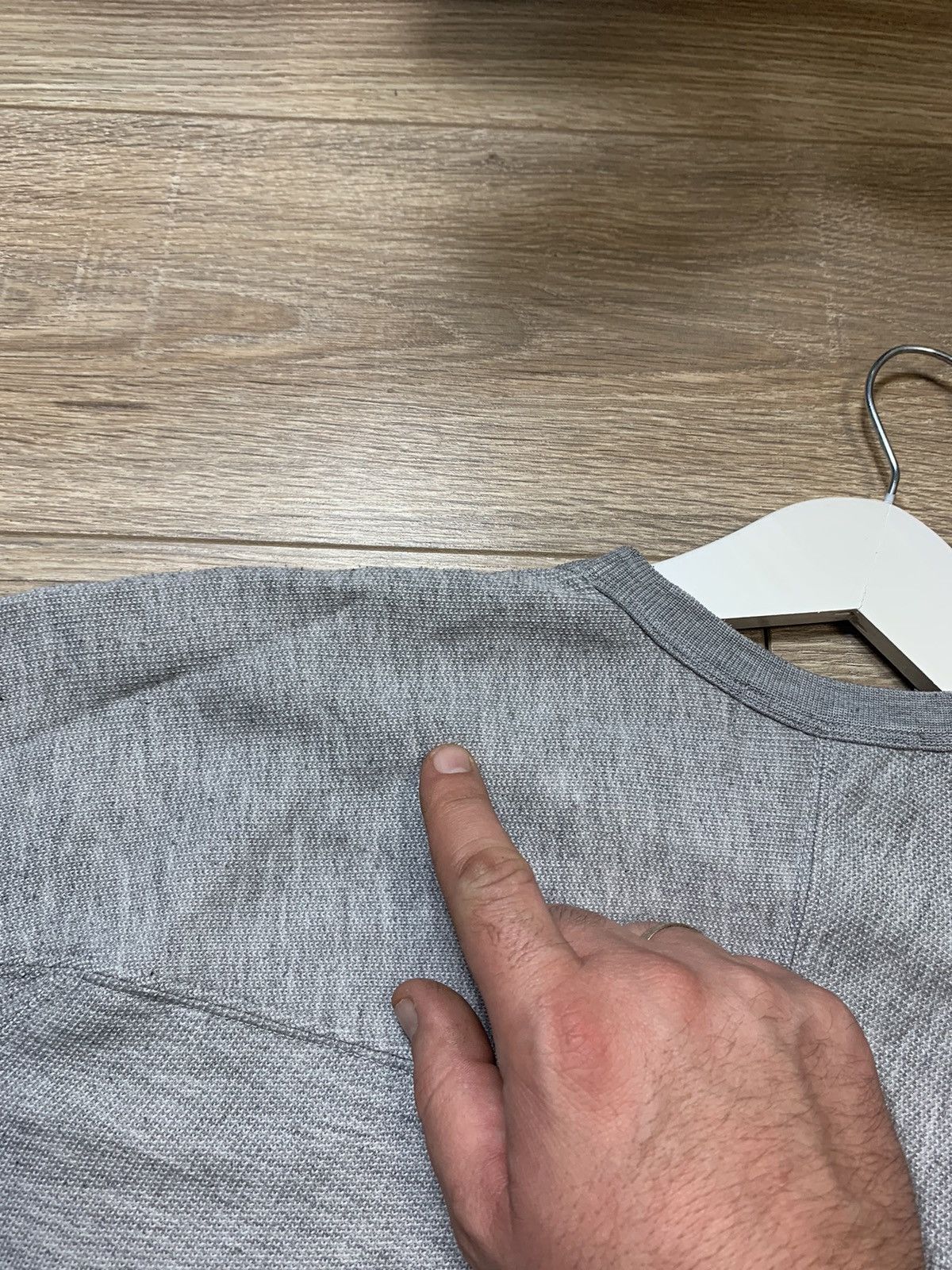 Massimo Osti × Stone Island Stone Island Melange Fleece Crew Sweatshirt Size US L / EU 52-54 / 3 - 12 Thumbnail