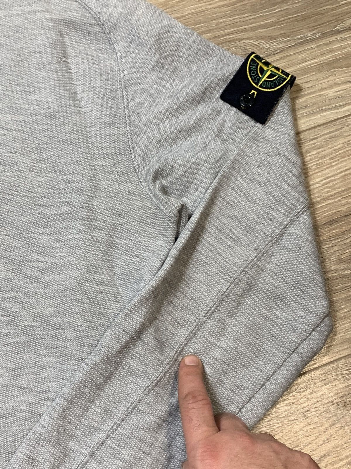 Massimo Osti × Stone Island Stone Island Melange Fleece Crew Sweatshirt Size US L / EU 52-54 / 3 - 6 Thumbnail