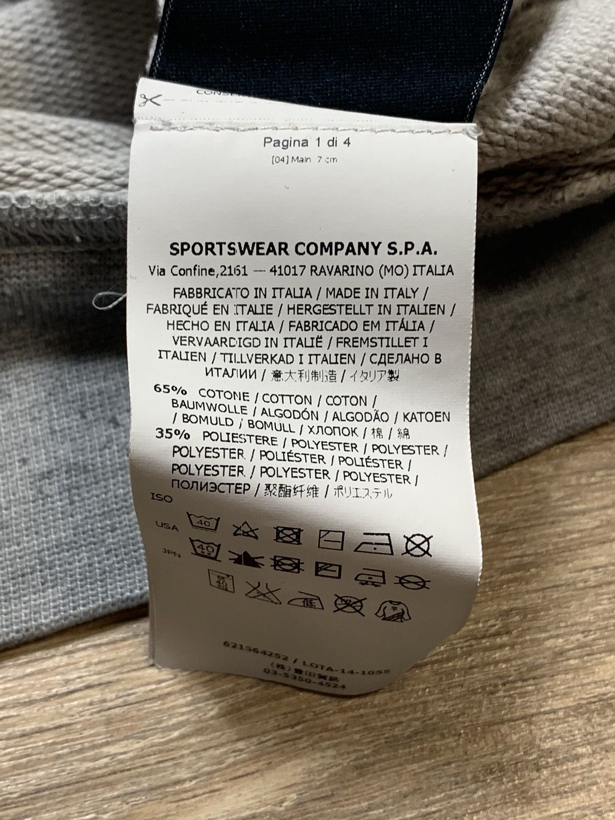 Massimo Osti × Stone Island Stone Island Melange Fleece Crew Sweatshirt Size US L / EU 52-54 / 3 - 10 Thumbnail