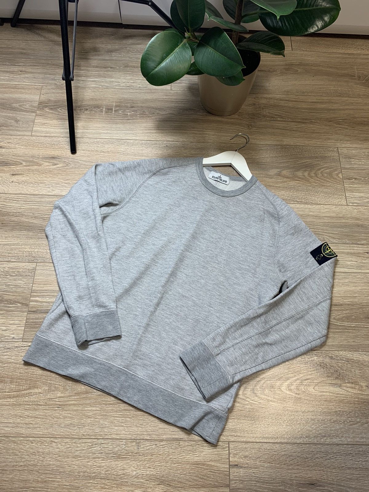Massimo Osti × Stone Island Stone Island Melange Fleece Crew Sweatshirt Size US L / EU 52-54 / 3 - 1 Thumbnail