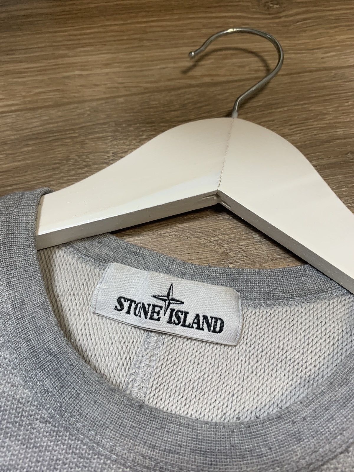 Massimo Osti × Stone Island Stone Island Melange Fleece Crew Sweatshirt Size US L / EU 52-54 / 3 - 3 Thumbnail