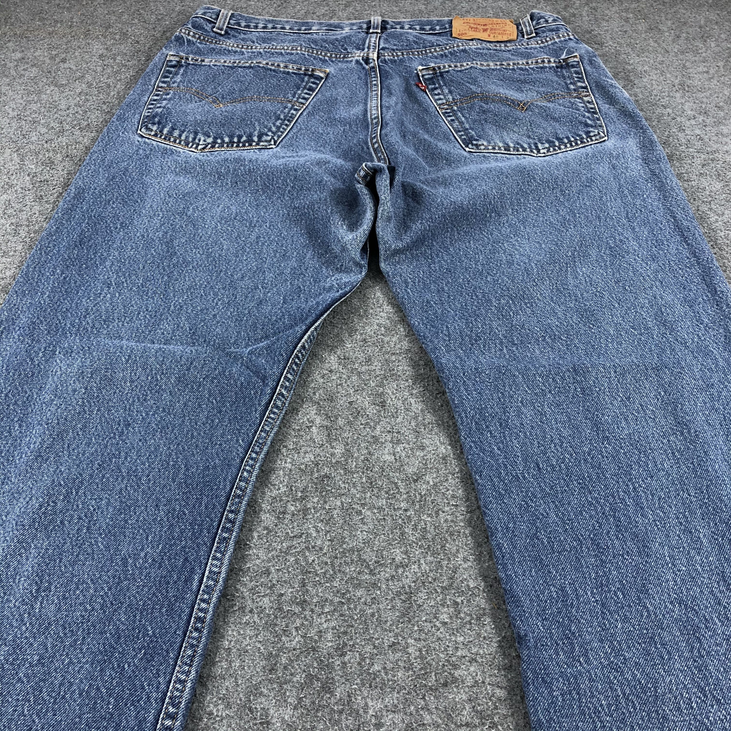 Levi's × Vintage Vintage 90s Levis 505 Denim Jeans-JM1045 Size US 38 / EU 54 - 4 Thumbnail