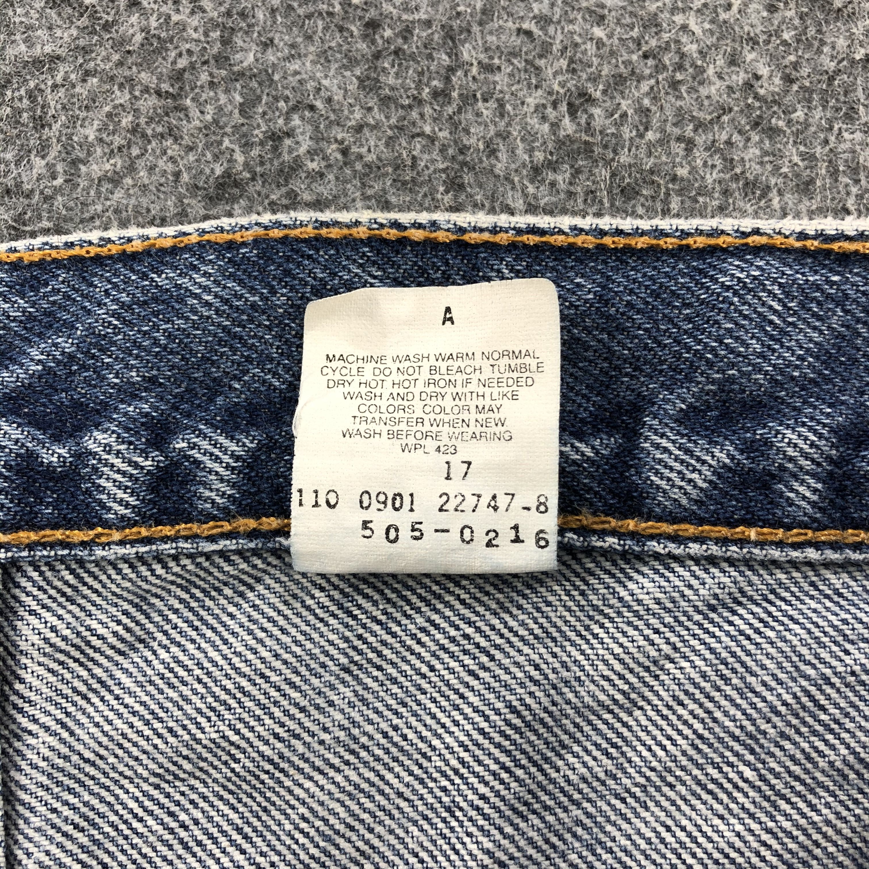 Levi's × Vintage Vintage 90s Levis 505 Denim Jeans-JM1045 Size US 38 / EU 54 - 10 Thumbnail