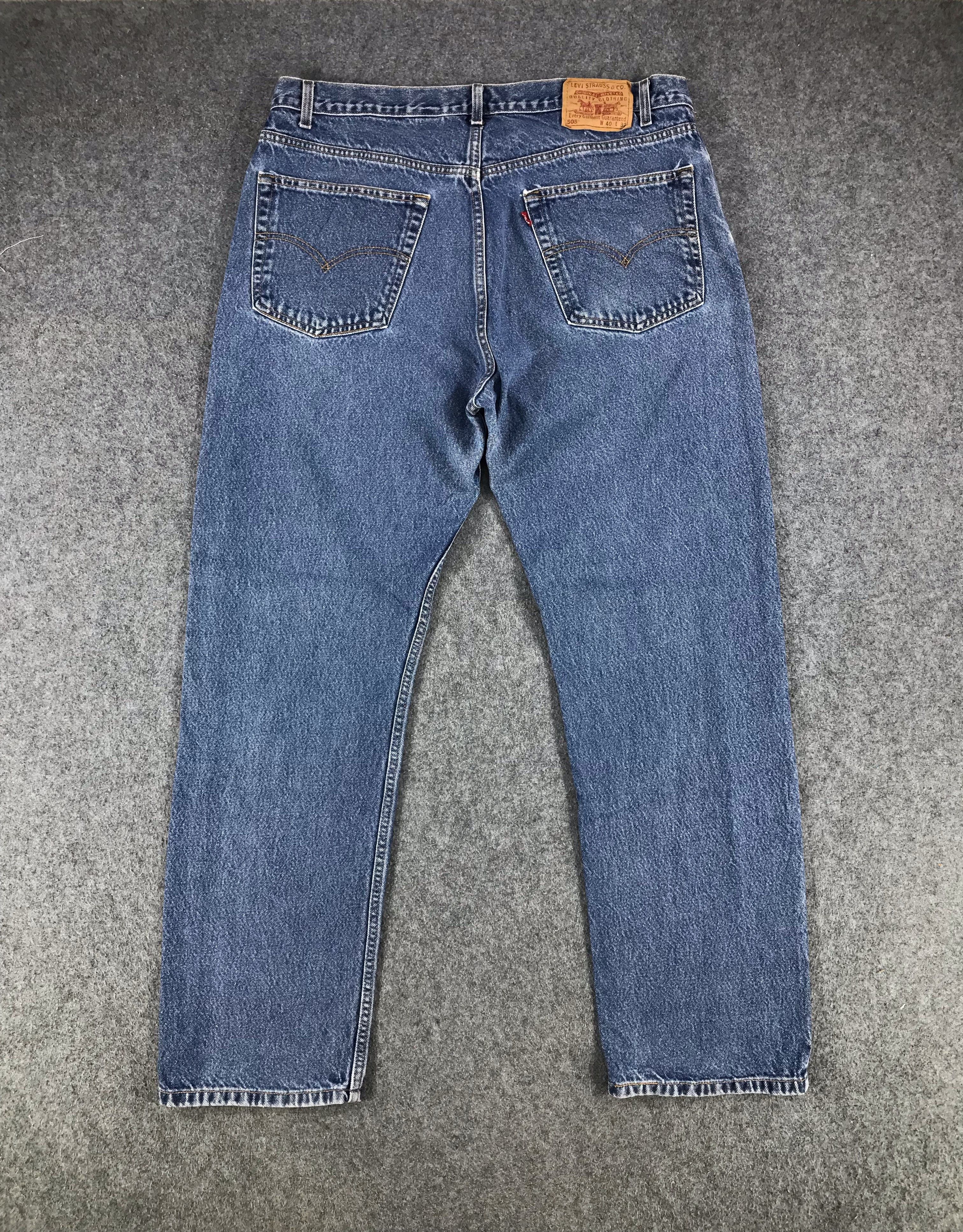 Levi's × Vintage Vintage 90s Levis 505 Denim Jeans-JM1045 Size US 38 / EU 54 - 2 Thumbnail