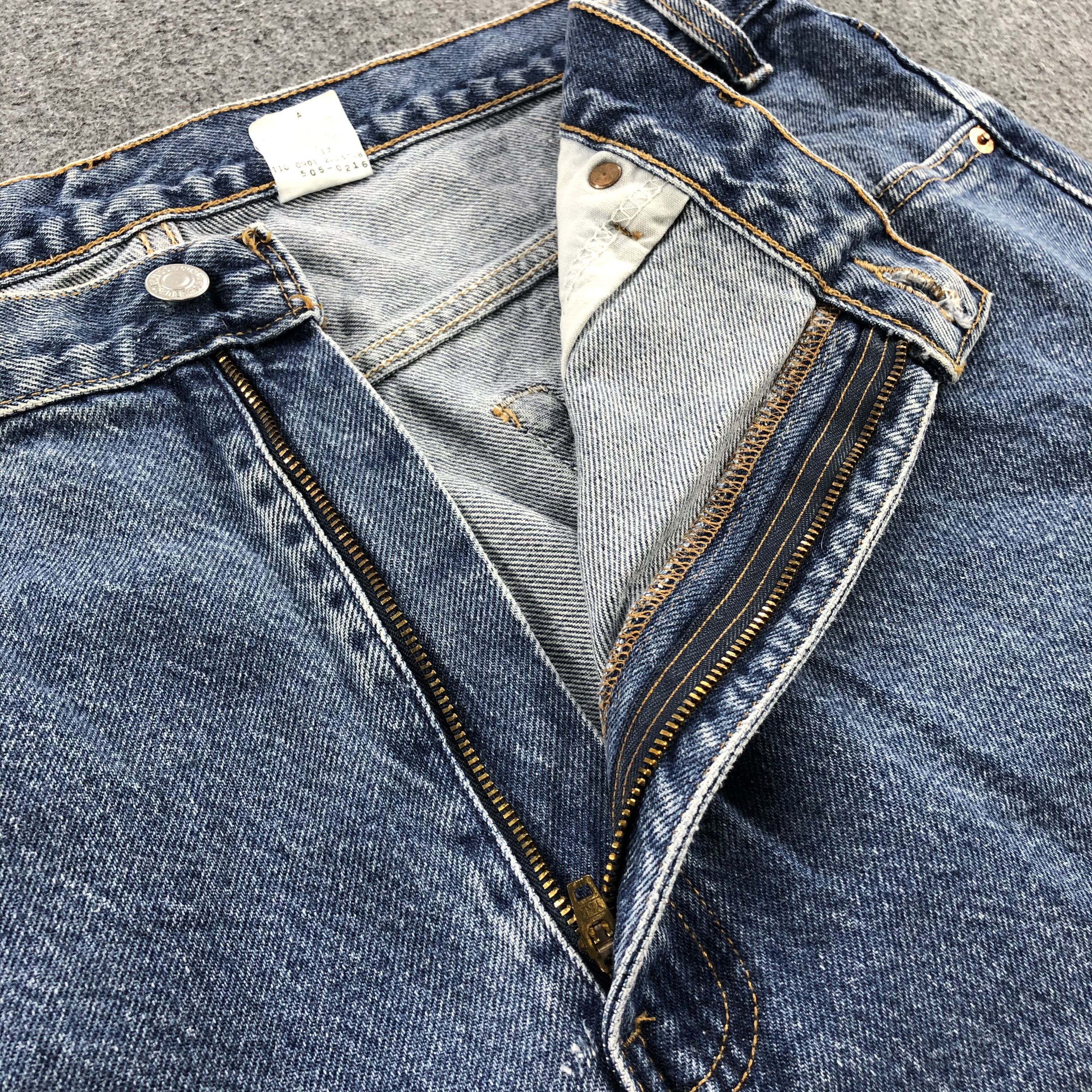 Levi's × Vintage Vintage 90s Levis 505 Denim Jeans-JM1045 Size US 38 / EU 54 - 7 Thumbnail