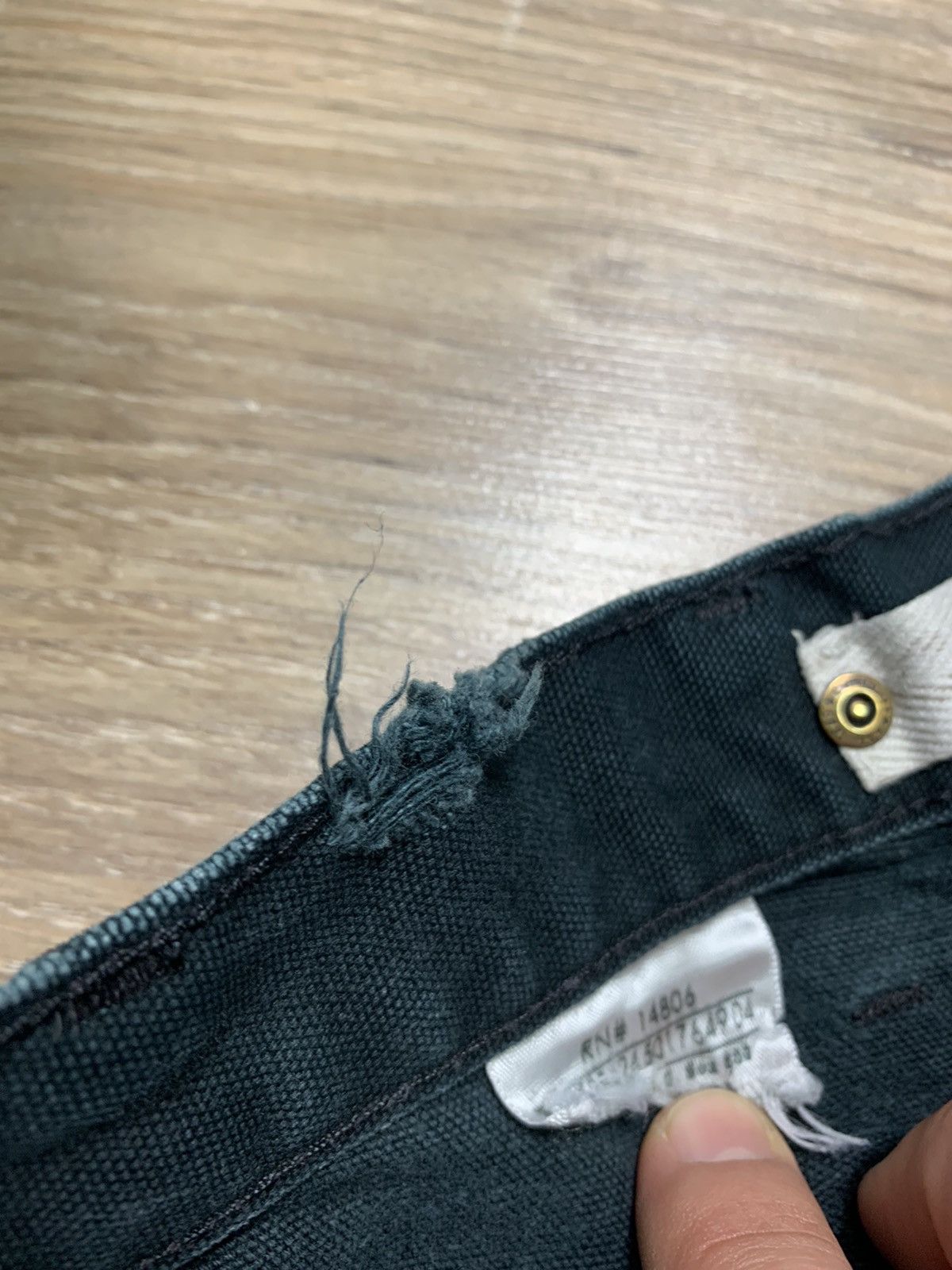 Carhartt × Vintage Vintage 90s Carhartt Distressed Faded Pants Size US 30 / EU 46 - 7 Thumbnail