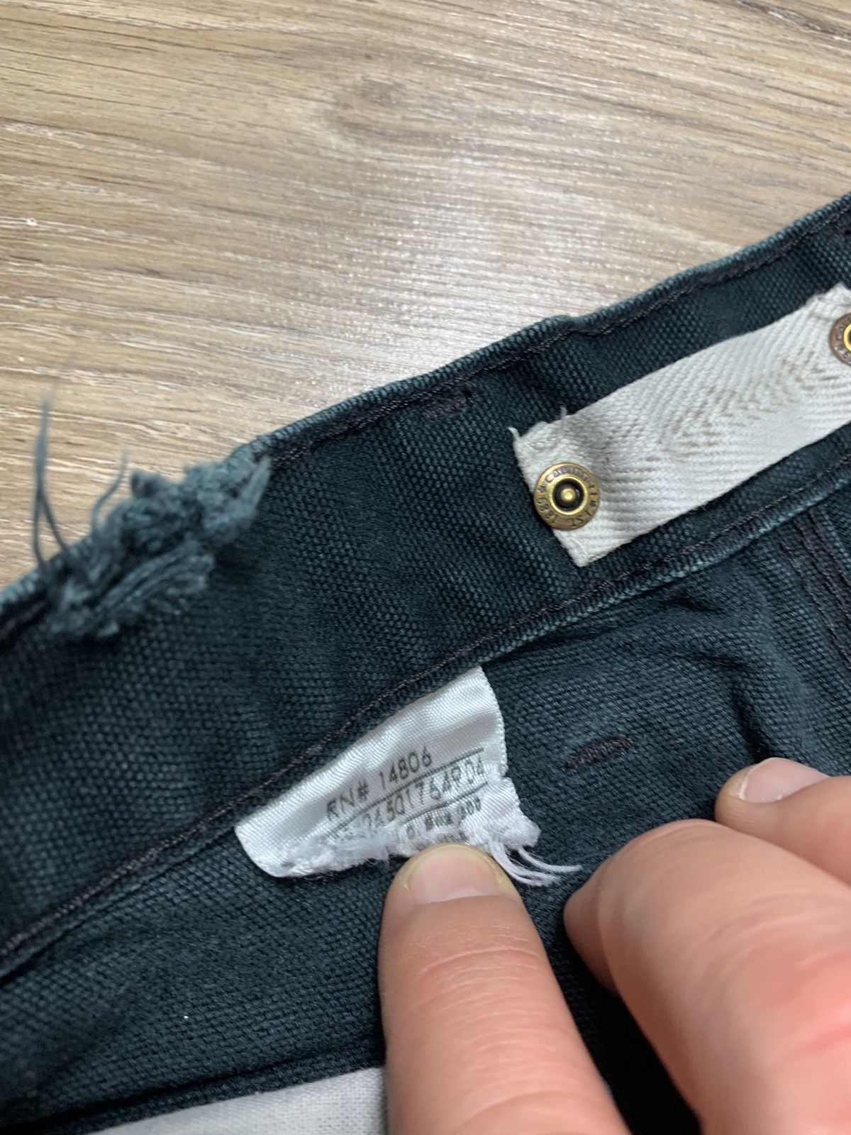 Carhartt × Vintage Vintage 90s Carhartt Distressed Faded Pants Size US 30 / EU 46 - 6 Thumbnail