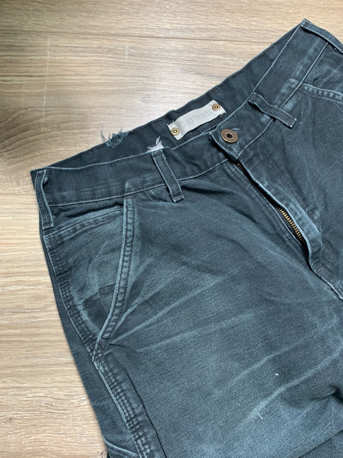 Carhartt × Vintage Vintage 90s Carhartt Distressed Faded Pants Size US 30 / EU 46 - 5 Thumbnail