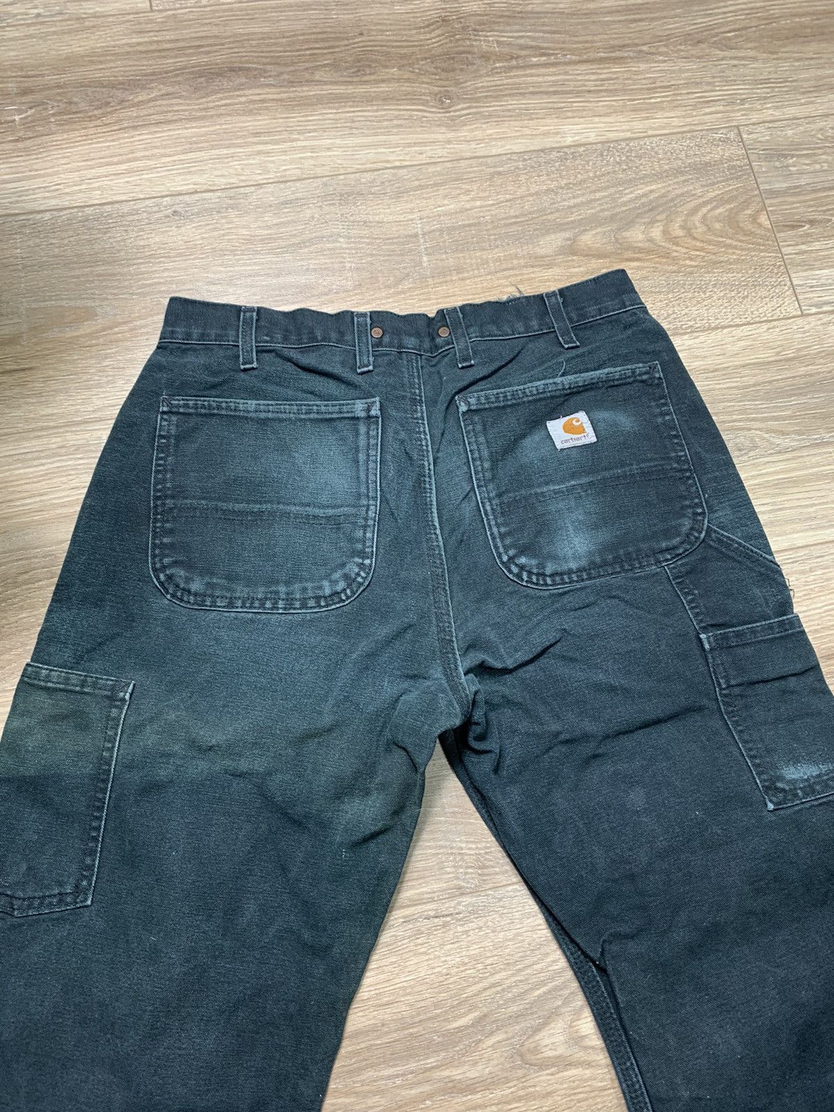 Carhartt × Vintage Vintage 90s Carhartt Distressed Faded Pants Size US 30 / EU 46 - 10 Thumbnail