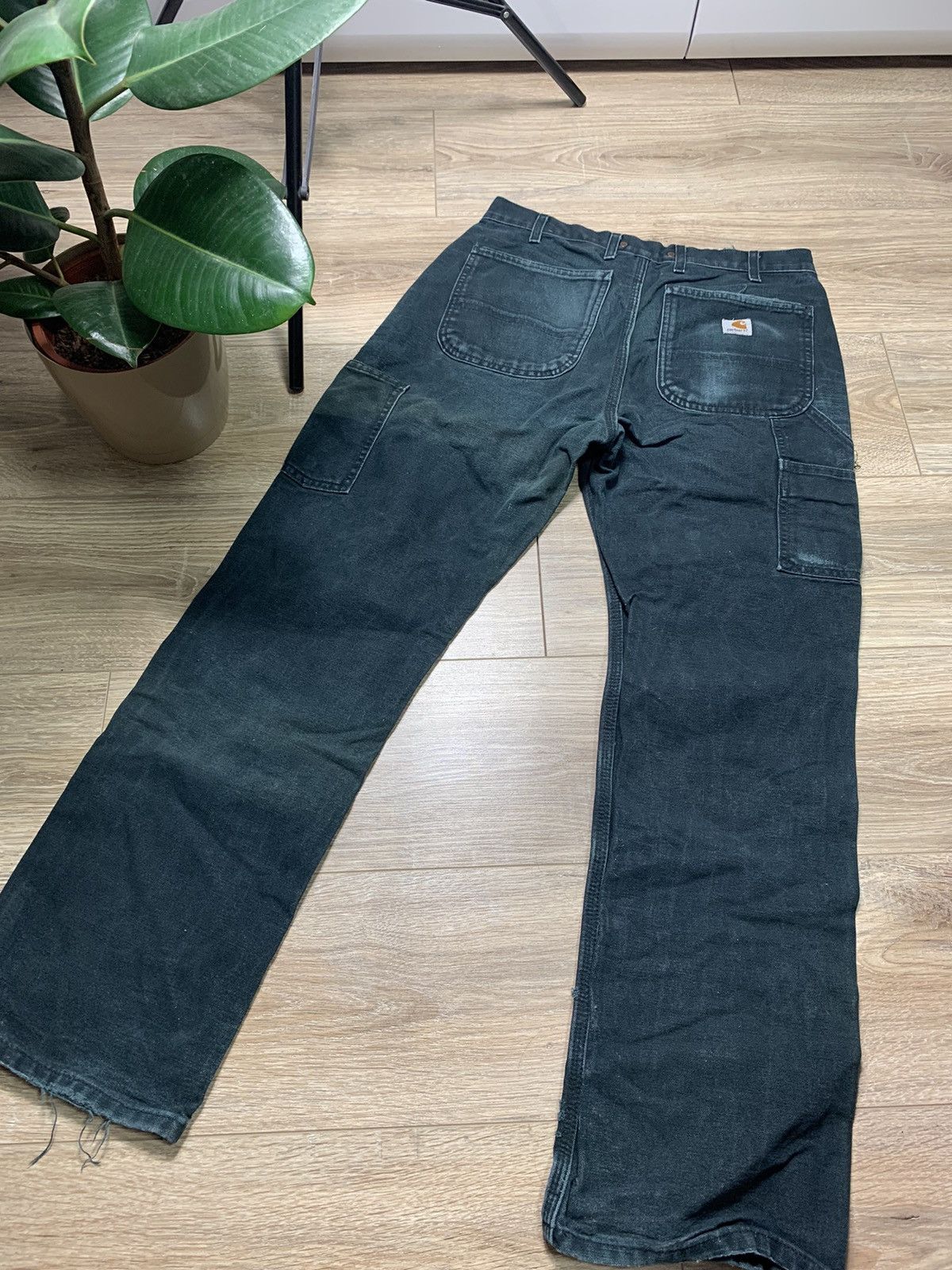 Carhartt × Vintage Vintage 90s Carhartt Distressed Faded Pants Size US 30 / EU 46 - 9 Thumbnail