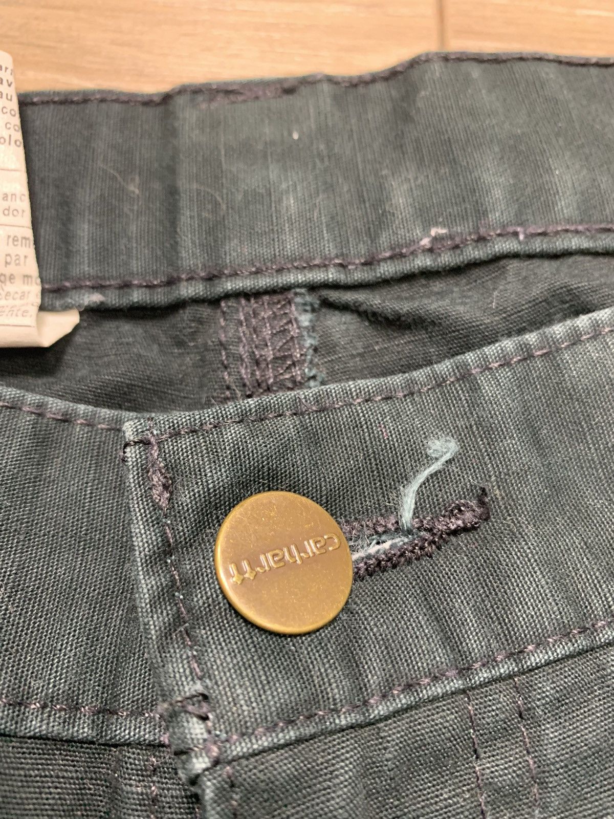 Carhartt × Vintage Vintage Carhartt double Knee Faded Work Pants Size US 40 / EU 56 - 8 Thumbnail