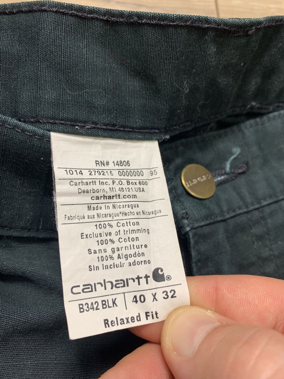 Carhartt × Vintage Vintage Carhartt double Knee Faded Work Pants Size US 40 / EU 56 - 9 Thumbnail