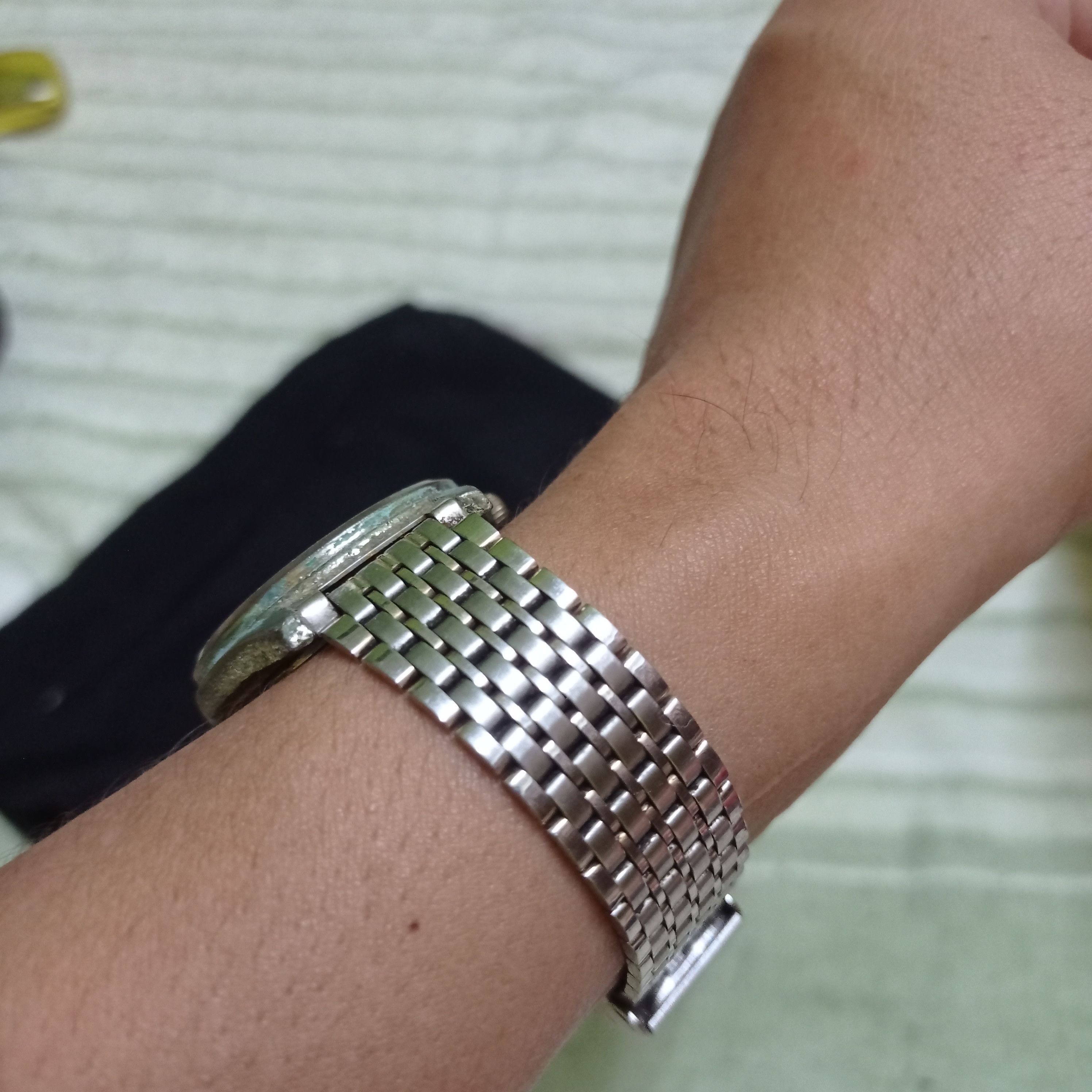 Vintage RETRO SCRIPT BY J.AXIS WATCH ❌ VINTAGE OLD WATCH Size ONE SIZE - 9 Thumbnail