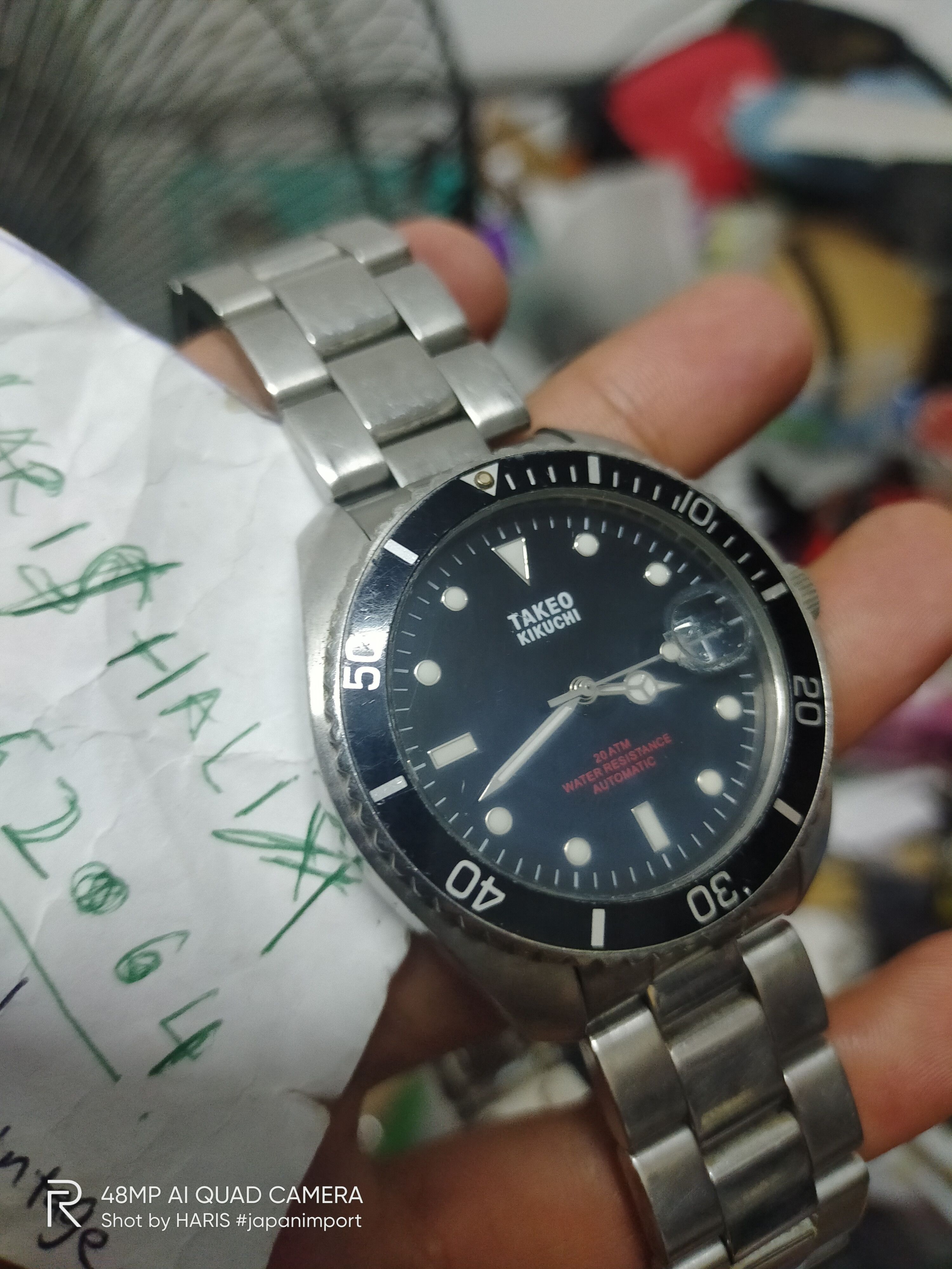 Japanese Brand Retro Takeo Kikuchi DIVER MILITARY WATCH Size ONE SIZE - 1 Thumbnail