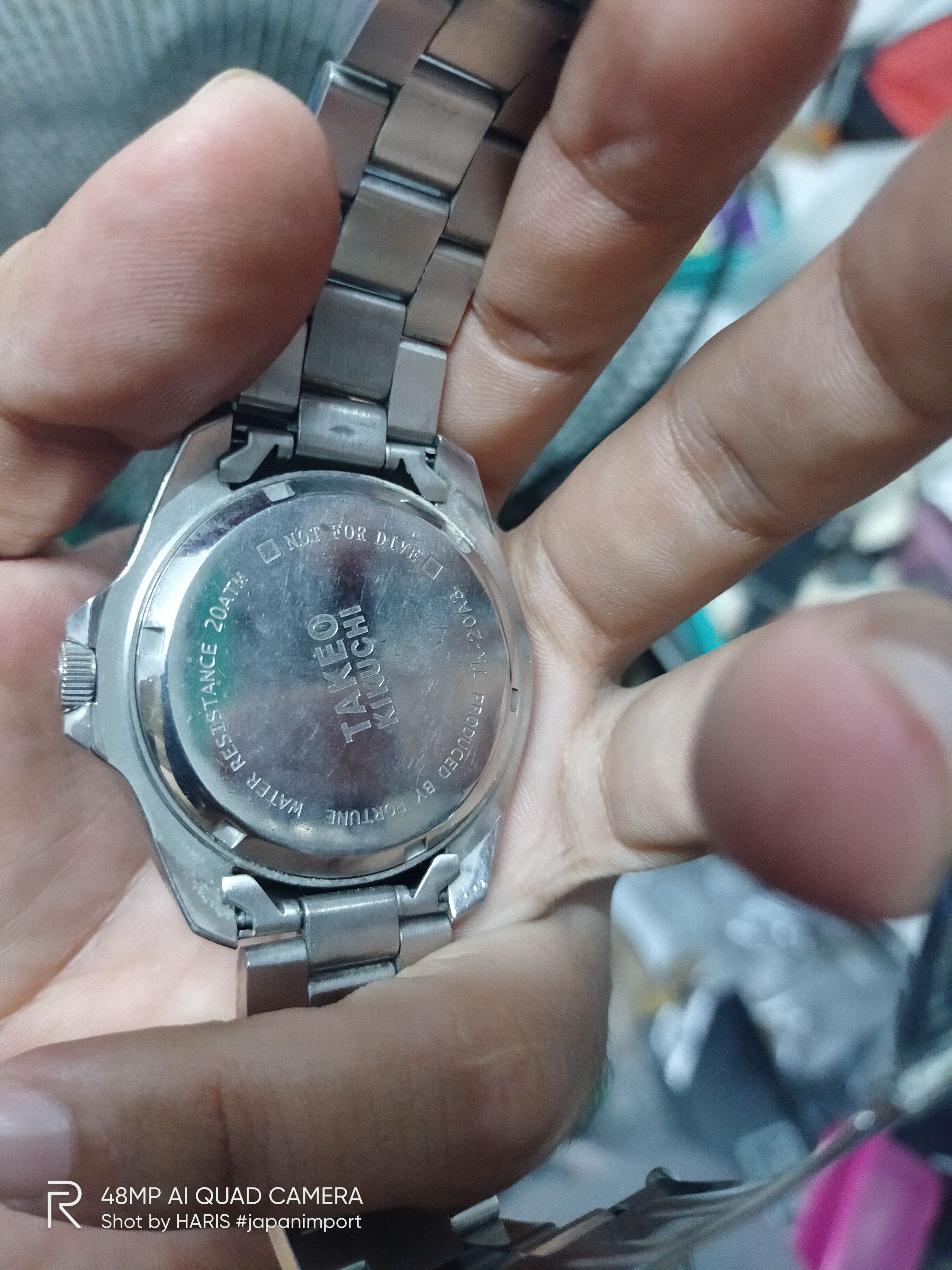 Japanese Brand Retro Takeo Kikuchi DIVER MILITARY WATCH Size ONE SIZE - 3 Thumbnail