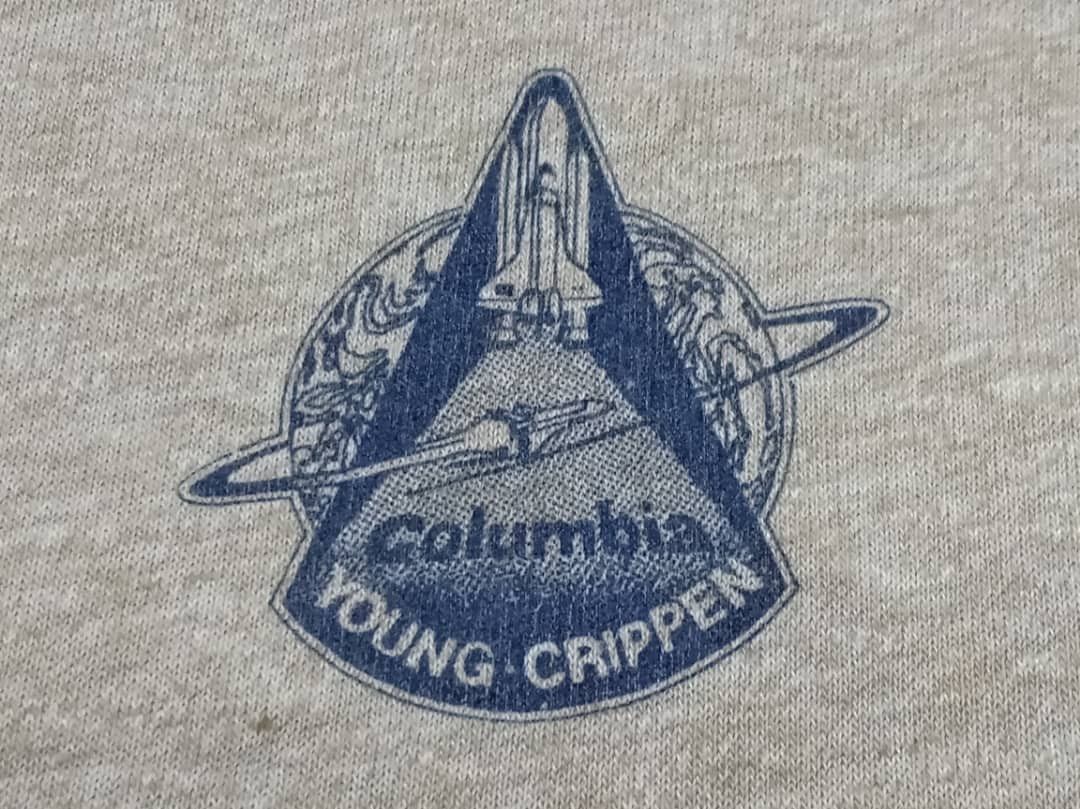 Vintage Vintage Ringer Tee 3Blend Rayon Florida Space Shuttle 12/19 Size US M / EU 48-50 / 2 - 4 Thumbnail