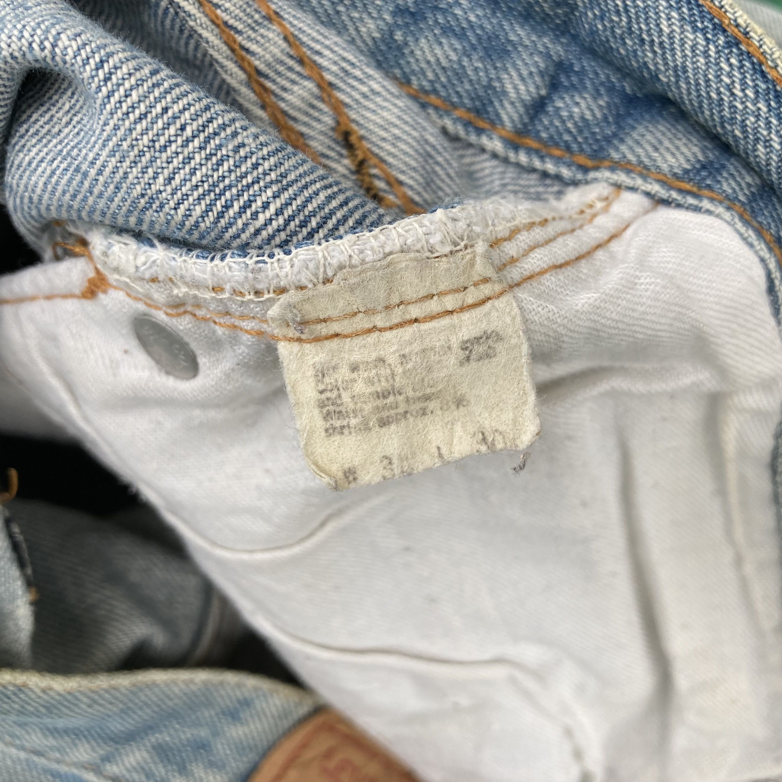 Levi's 32x27 Vtg 501 Levis Small E Redline Selvedge Jeans Size US 32 / EU 48 - 5 Thumbnail